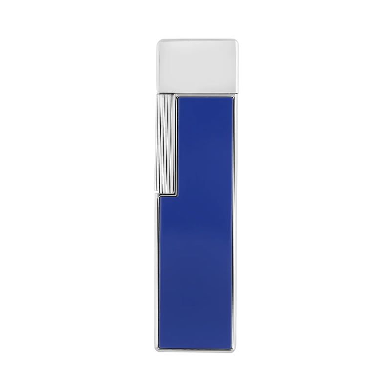 S. T. DUPONT Accendino Twiggy Cromo e Lacca Blu  030005
