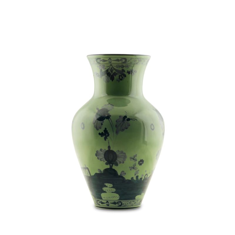 GINORI 1735 Vaso Ming Grande Oriente Italiano Malachite H 30 CM / Ø 17.5 CM 016RG02 FG6133010300G00123600