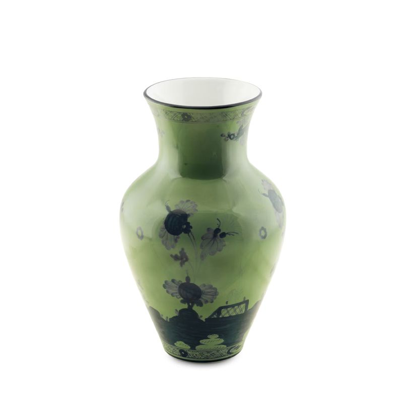 GINORI 1735 Vaso Ming Grande Oriente Italiano Malachite H 30 CM / Ø 17.5 CM 016RG02 FG6133010300G00123600
