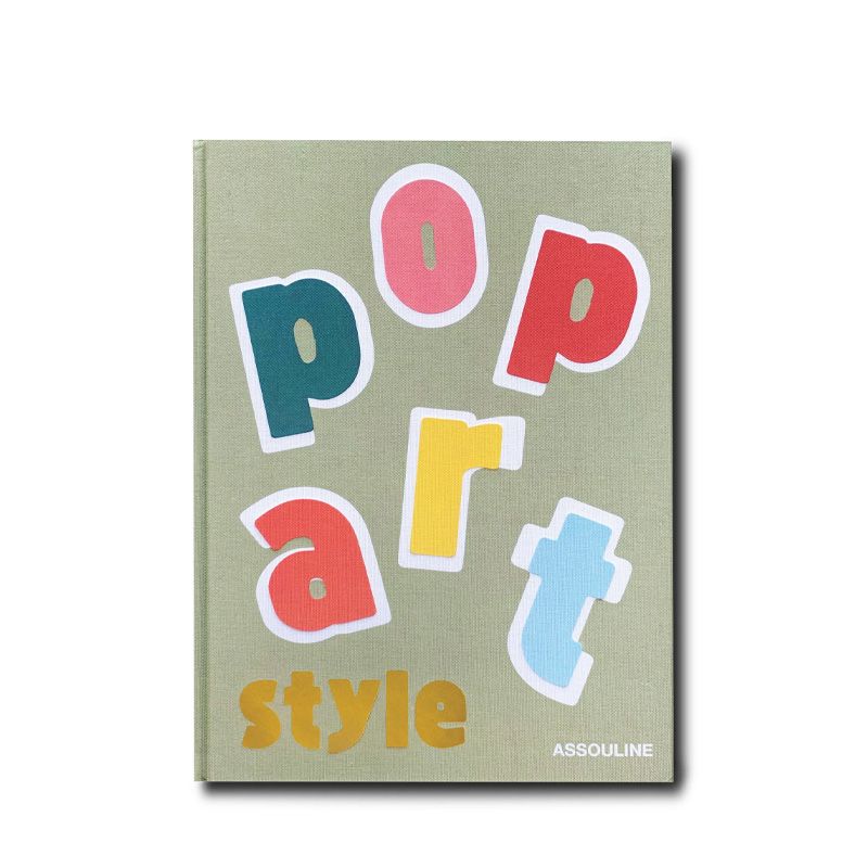 ASSOULINE Libro Pop Art Style 24.7 x 3.5 x H 33 CM 9781649800732