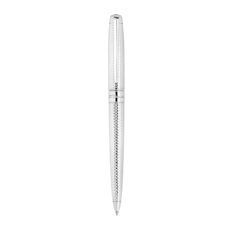 S. T. DUPONT Penna a Sfera Line D Eternity Punta Media in Diamante Palladio  425014M