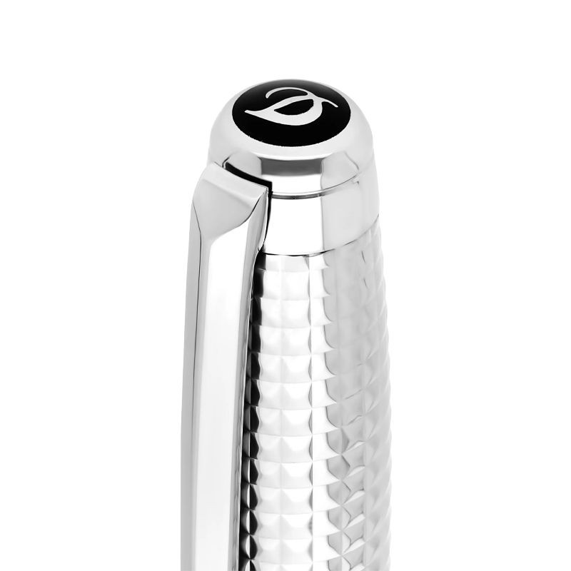 S. T. DUPONT Penna a Sfera Line D Eternity Punta Media in Diamante Palladio  425014M
