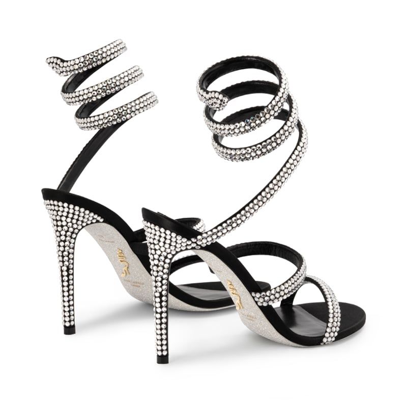 RENE CAOVILLA Cleo - Sandali Tacco Alto Nero  C12076-105-R001V065