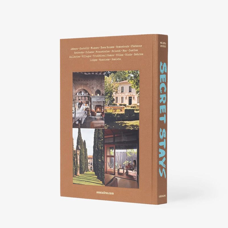 ASSOULINE Libro Secret Stays 24.7 x 3.8 x H 32.8 CM 9781649803313