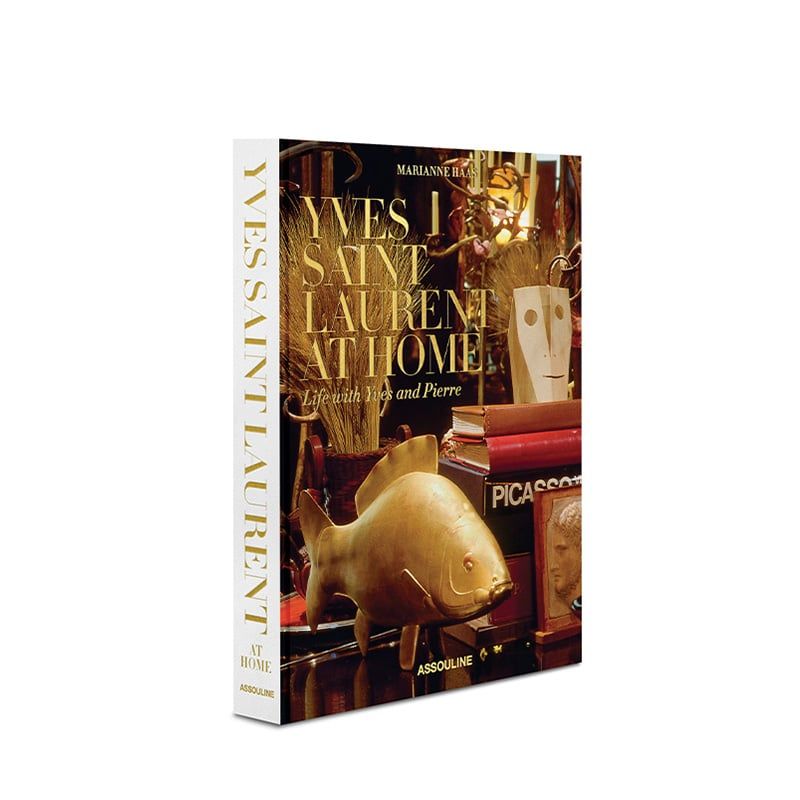 ASSOULINE Libro Yves Saint Laurent At Home 24.8 x 3.8 x H 33 CM 9781649801234