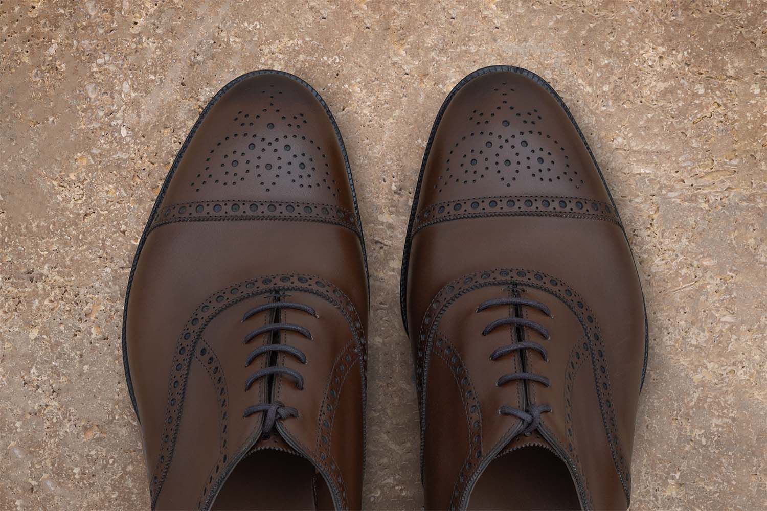 Edward Green Cadogan - Scarpa Stringata - Dark Oak Antique  CADOGAN