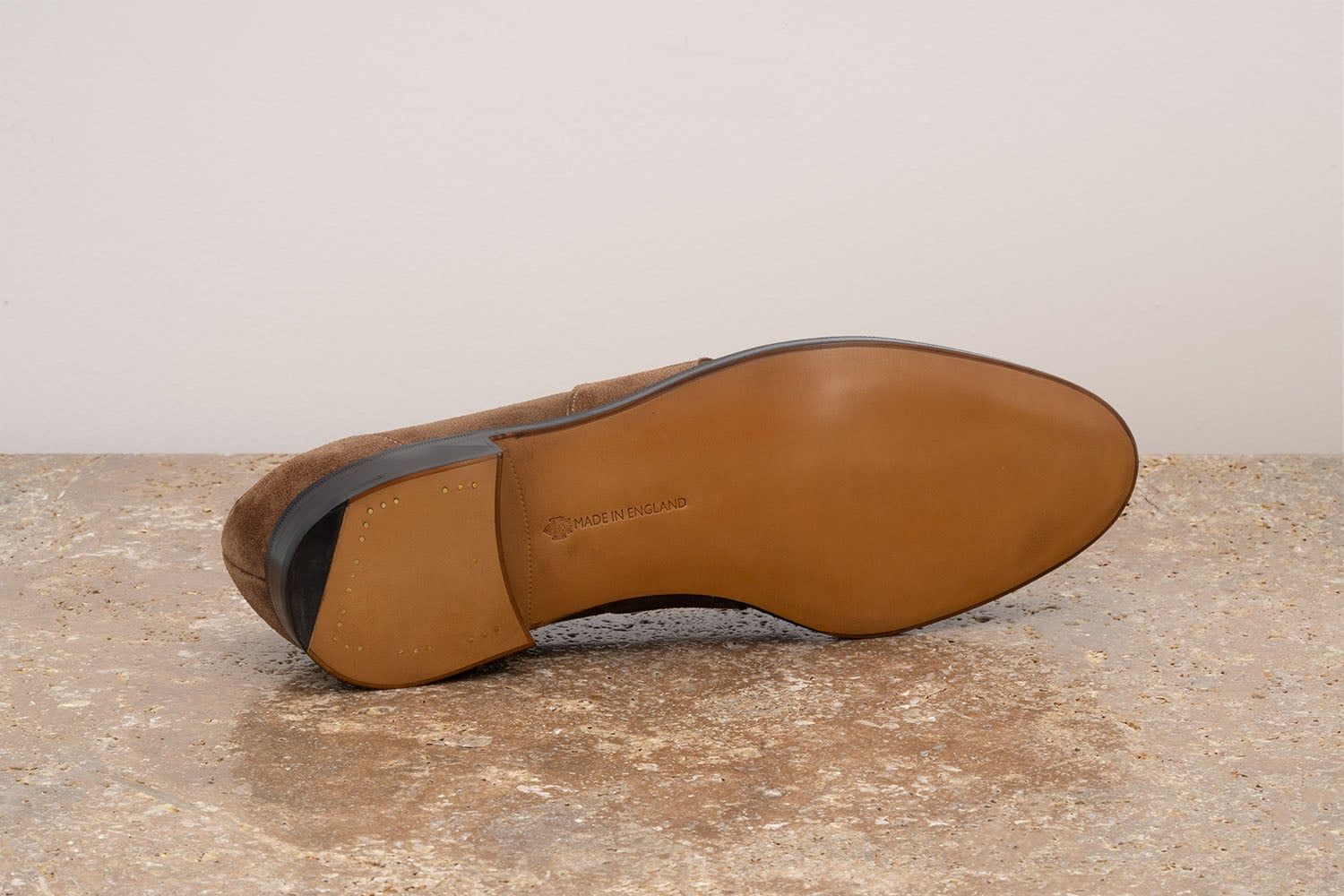 EDWARD GREEN Montpellier Unlined - Mocassino Classico - Raw Umber  MONTPELLIER UNLINED