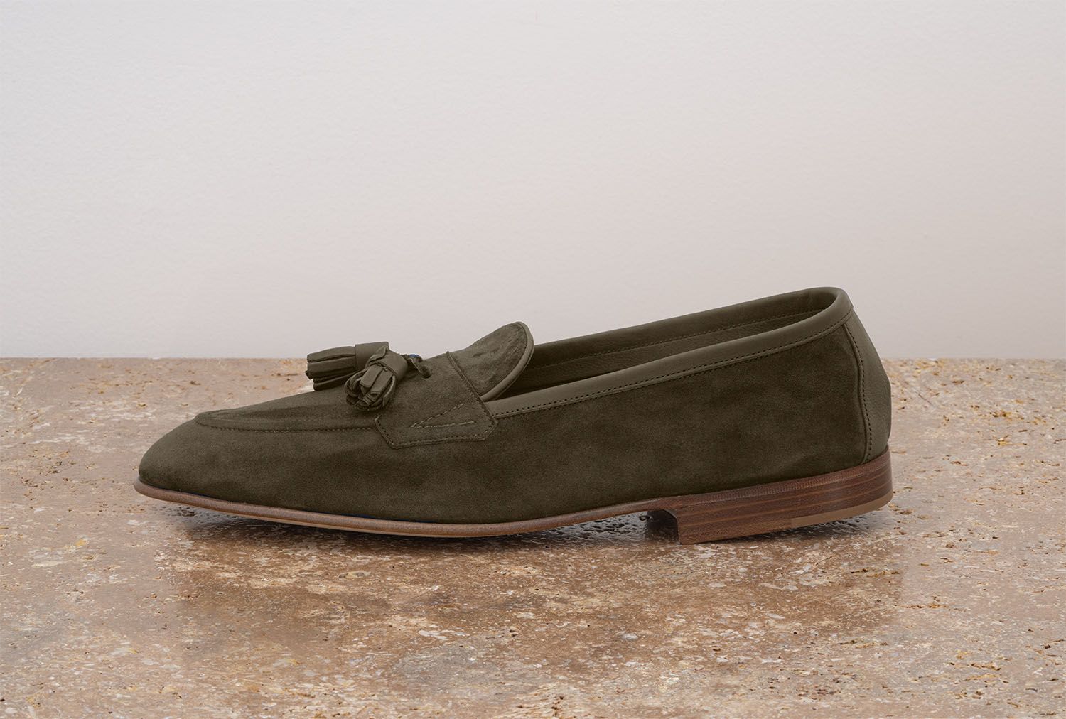 Edward Green Portland - Mocassino Con Nappine - Army Green  PORTLAND