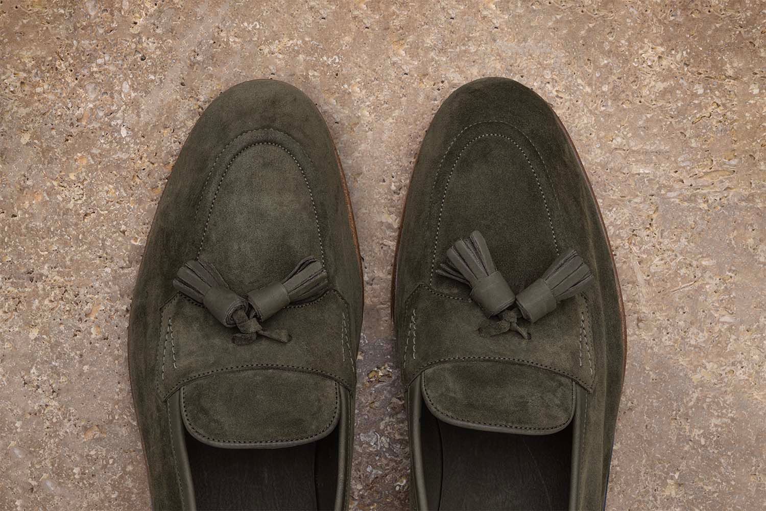Edward Green Portland - Mocassino Con Nappine - Army Green  PORTLAND