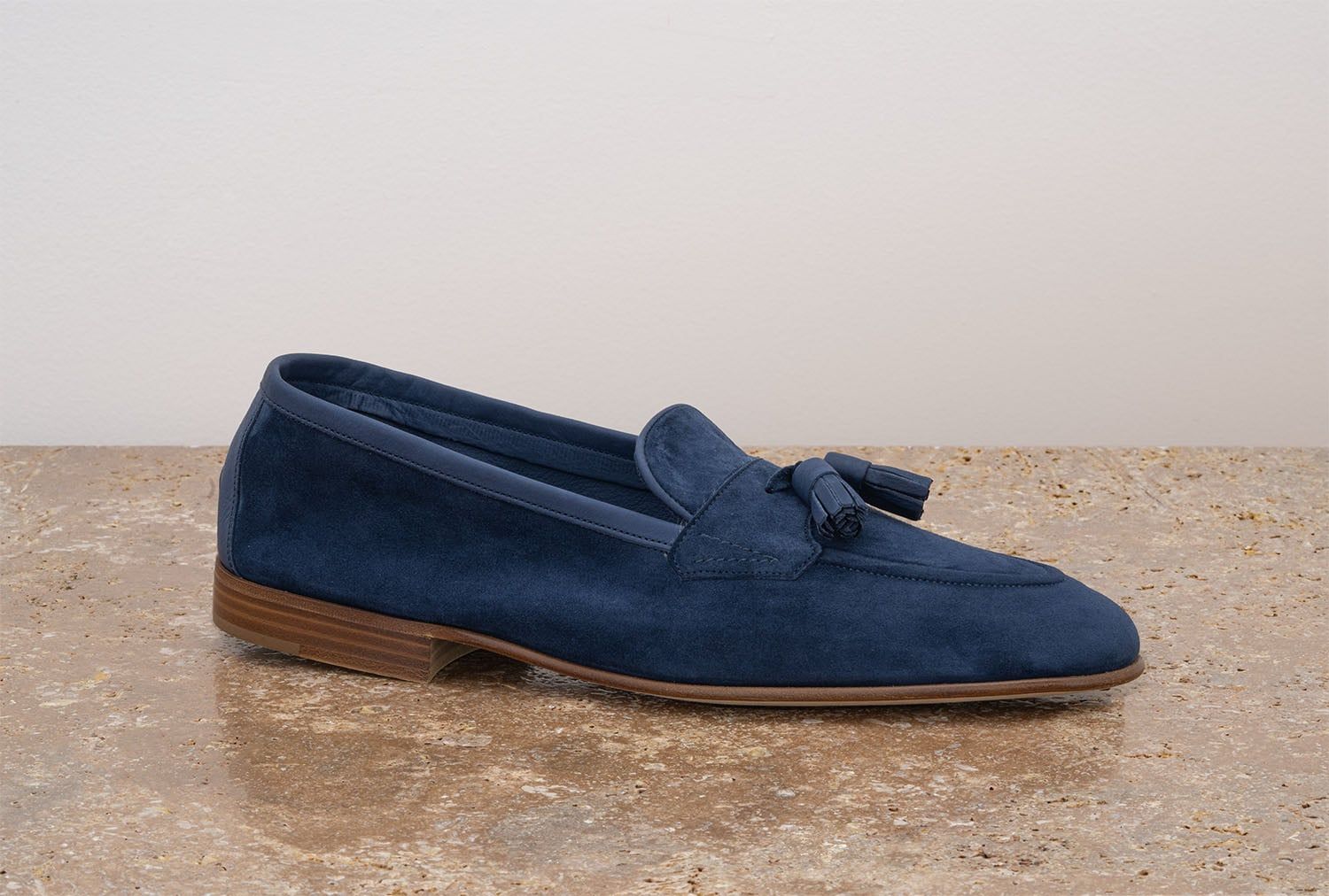 Edward Green Portland - Mocassino Con Nappine - Navy  PORTLAND
