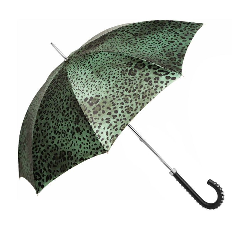 PASOTTI Ombrello Da Donna Animal Leopardato Verde  189*5G801/4*5G801/4*H19