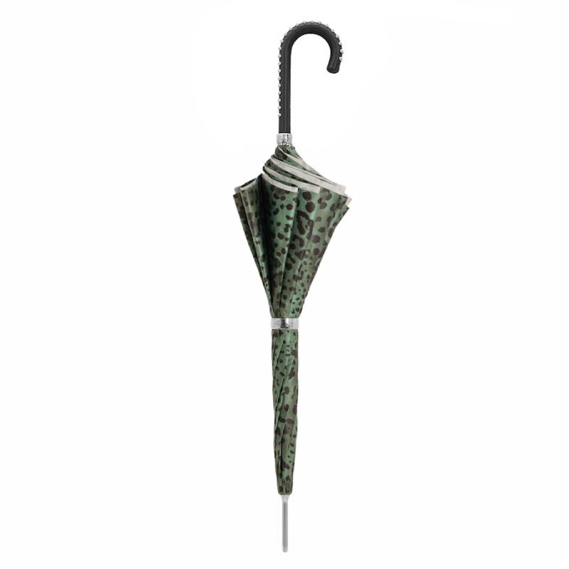 PASOTTI Ombrello Da Donna Animal Leopardato Verde  189*5G801/4*5G801/4*H19