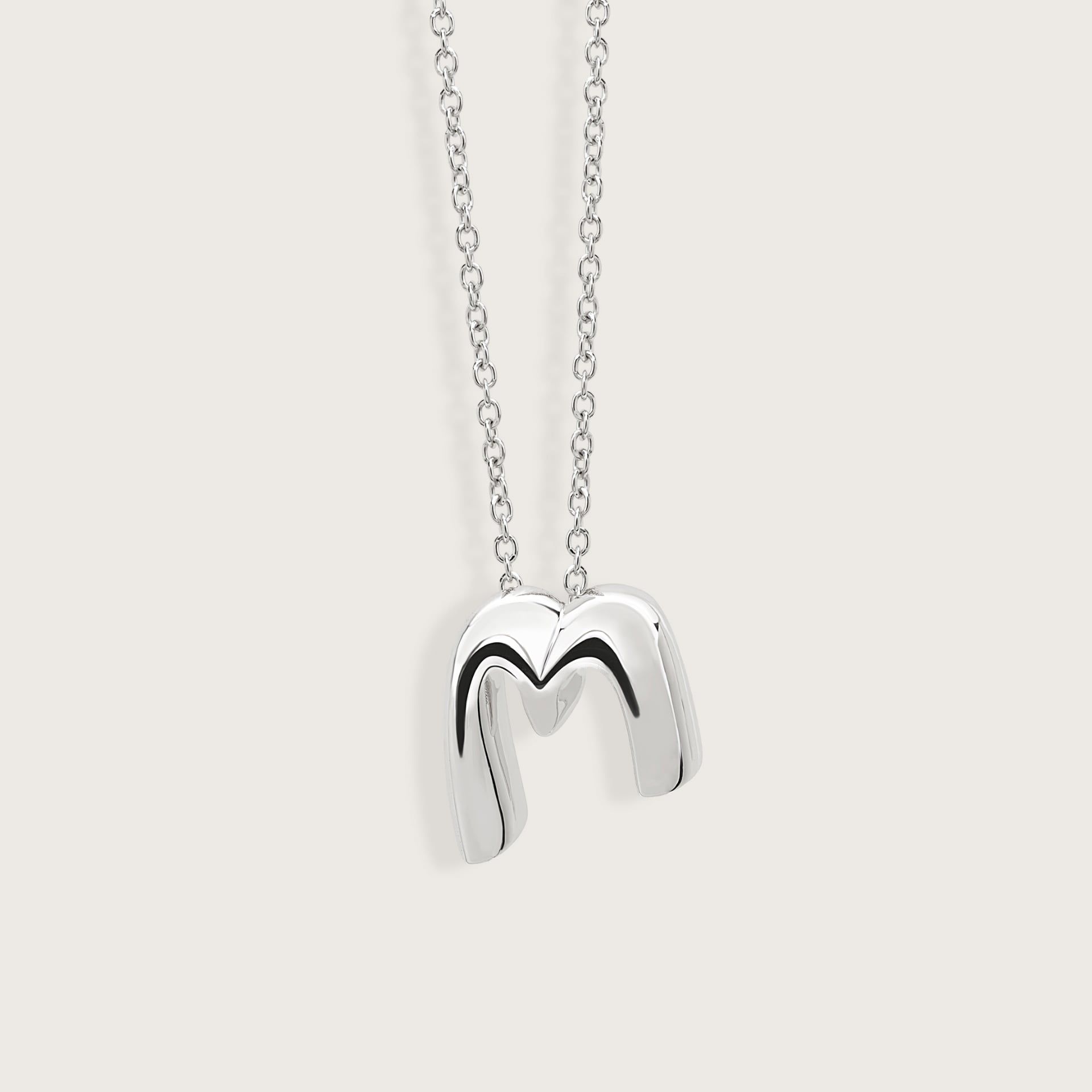 ASTRUA Ciondolo "M" C'Est Moi, Argento  I90.MM