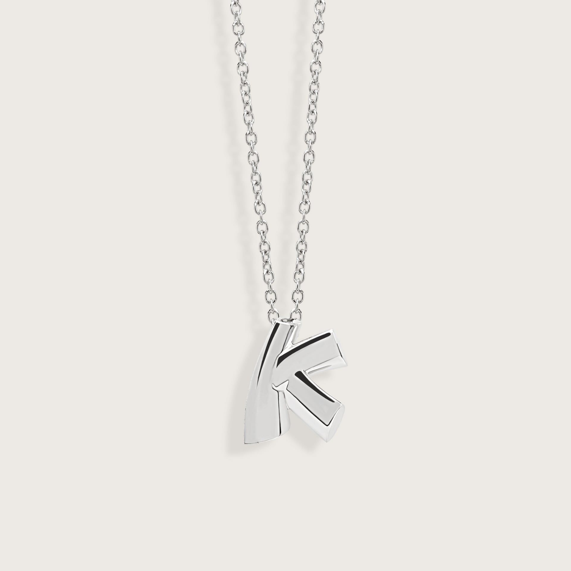 ASTRUA Ciondolo "K" C'Est Moi, Argento  I90.MK