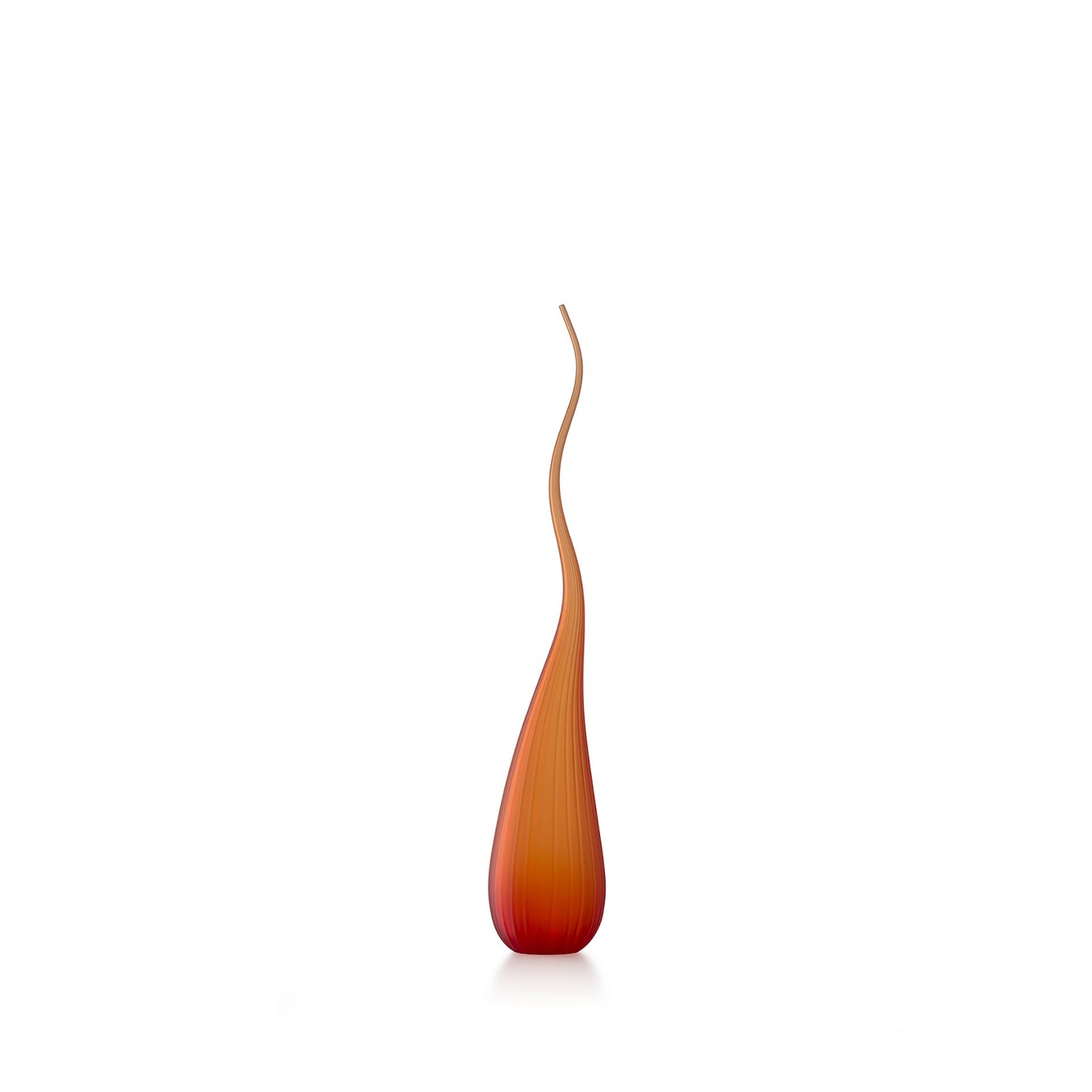 SALVIATI Vaso Aria Arancio Lucido Medium H 63 CM / Ø 12 CM 3692