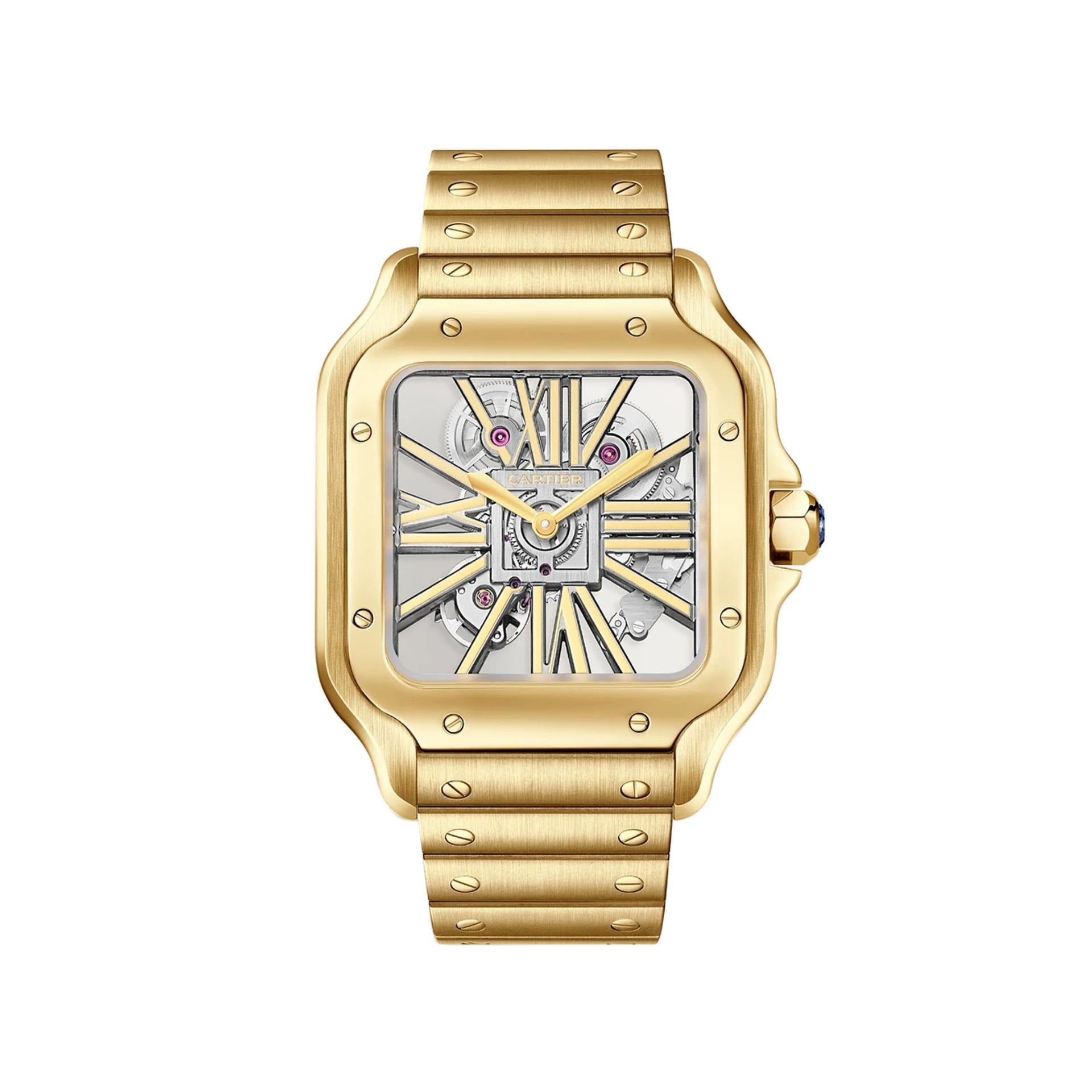 CARTIER Santos De Cartier Modello Grande, Oro Giallo 39.7 MM WHSA0042