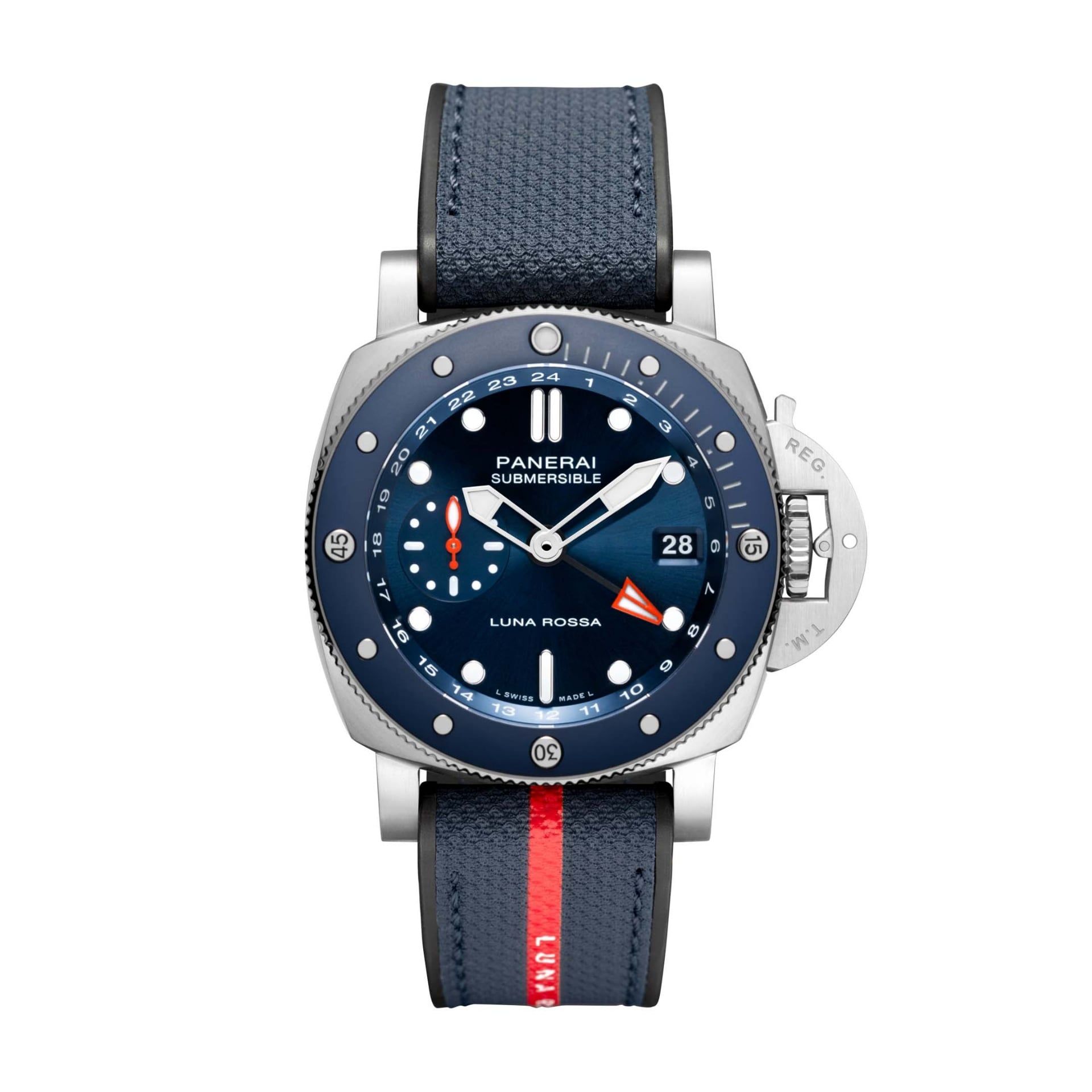 PANERAI Submersible GMT Luna Rossa Titanio 42 MM PAM01507
