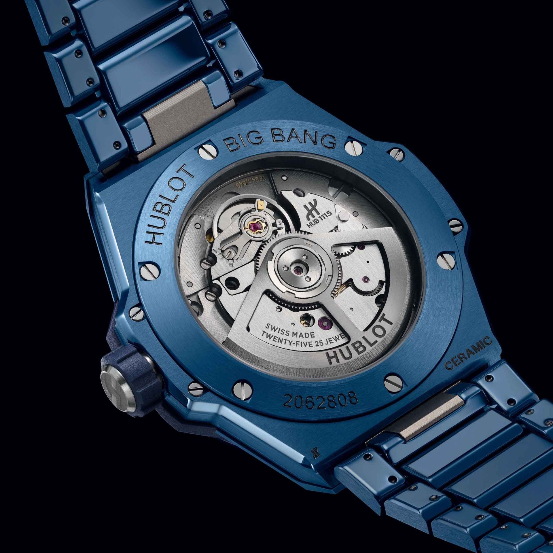 HUBLOT Big Bang Integrated Time Only Blue Ceramic 38 MM 457.EX.7170.EX