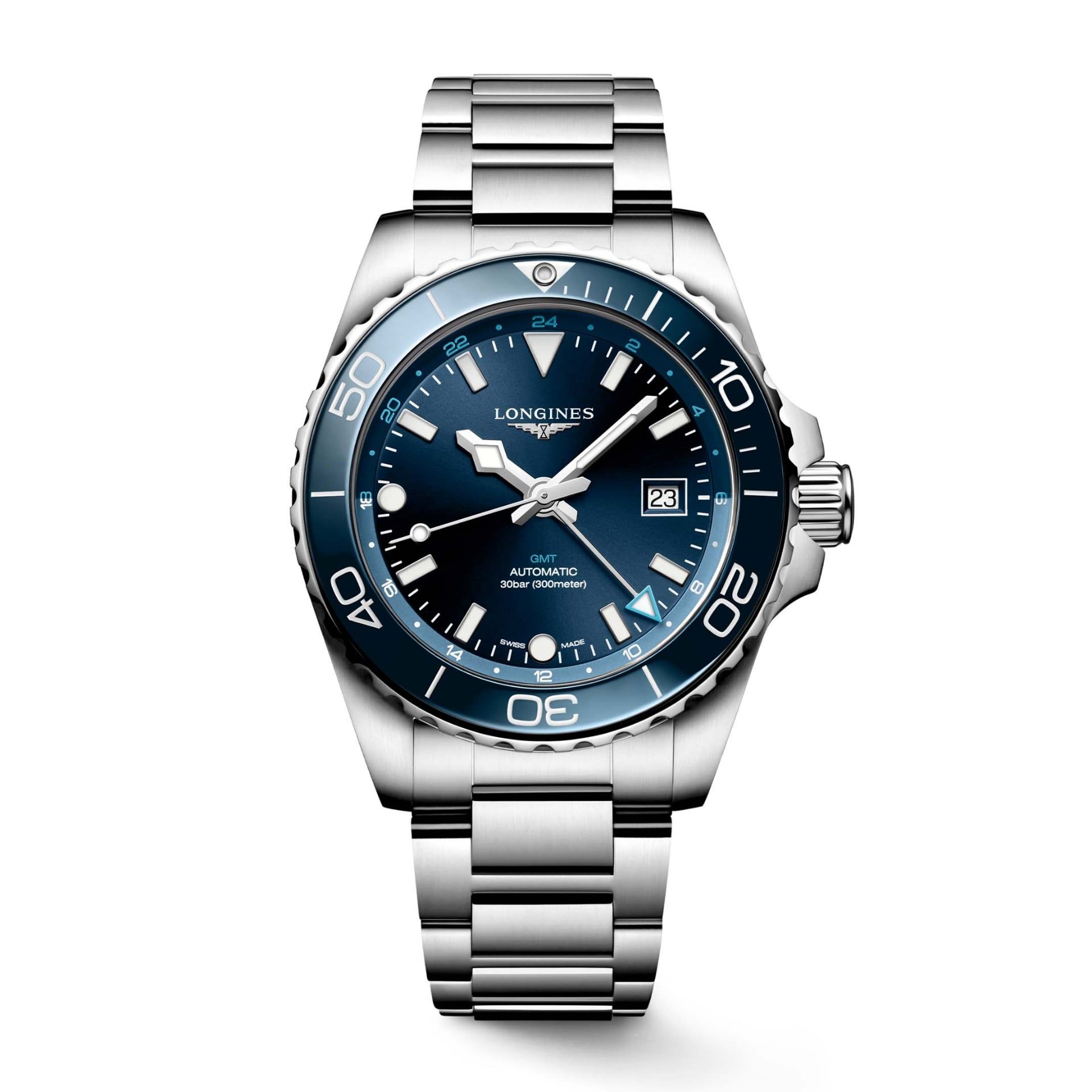 LONGINES Hydroconquest GMT 43 MM L3.890.4.96.6
