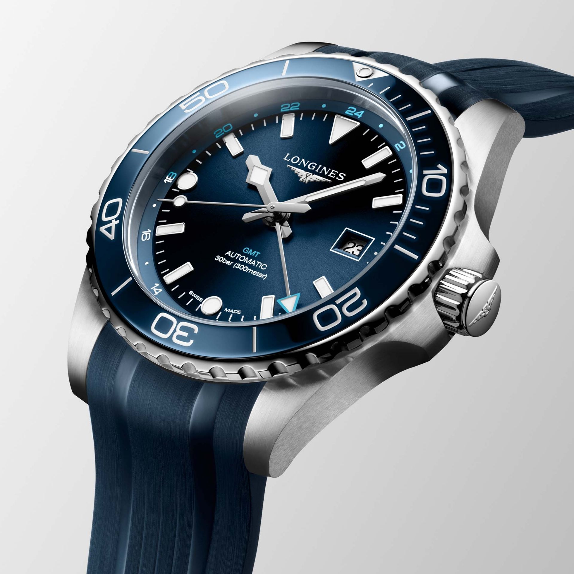 LONGINES Hydroconquest GMT 43 MM L3.890.4.96.9