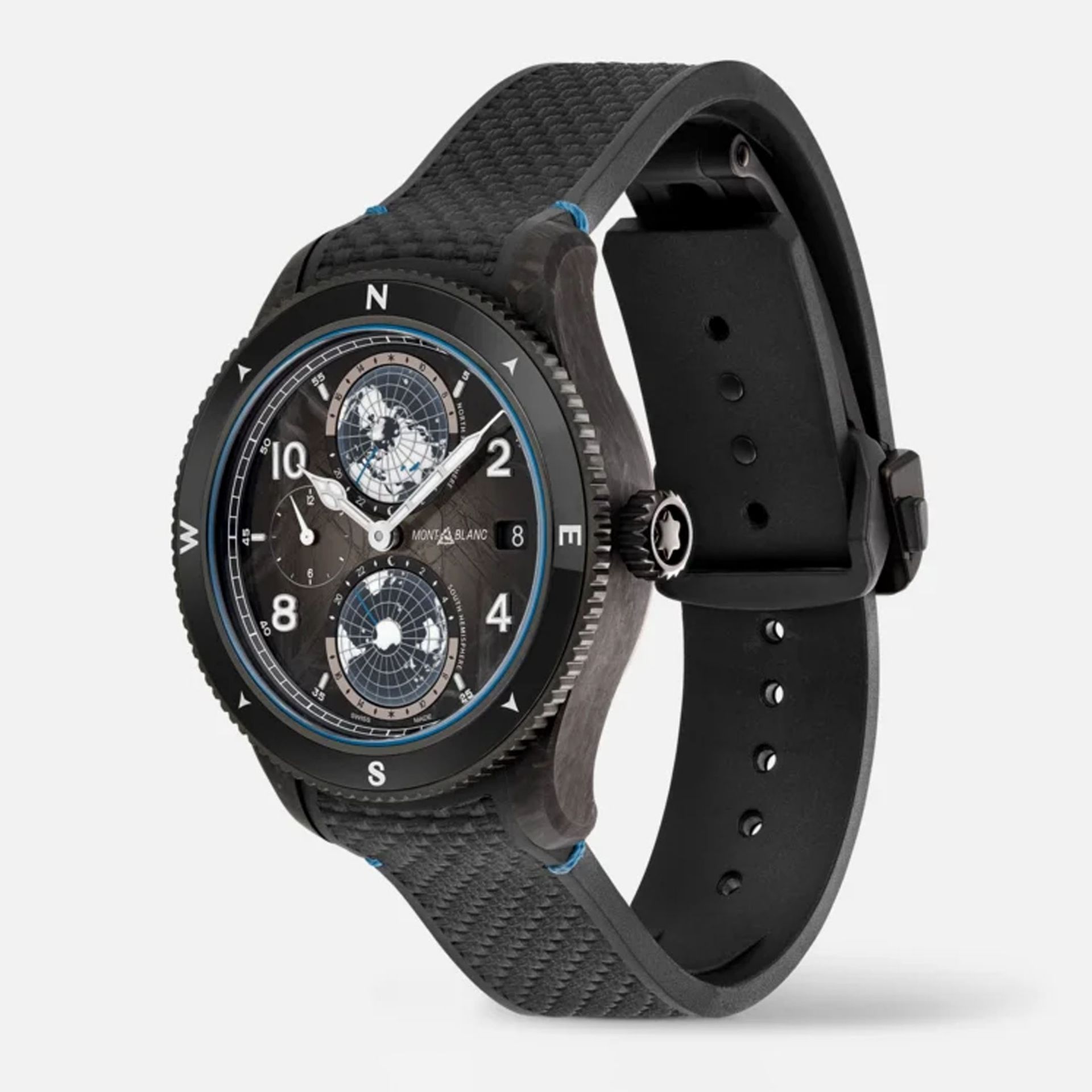 MONTBLANC 1858 Geosphere Carbo₂ 0 Oxygen Edizione Limitata 43,5 MM 132300