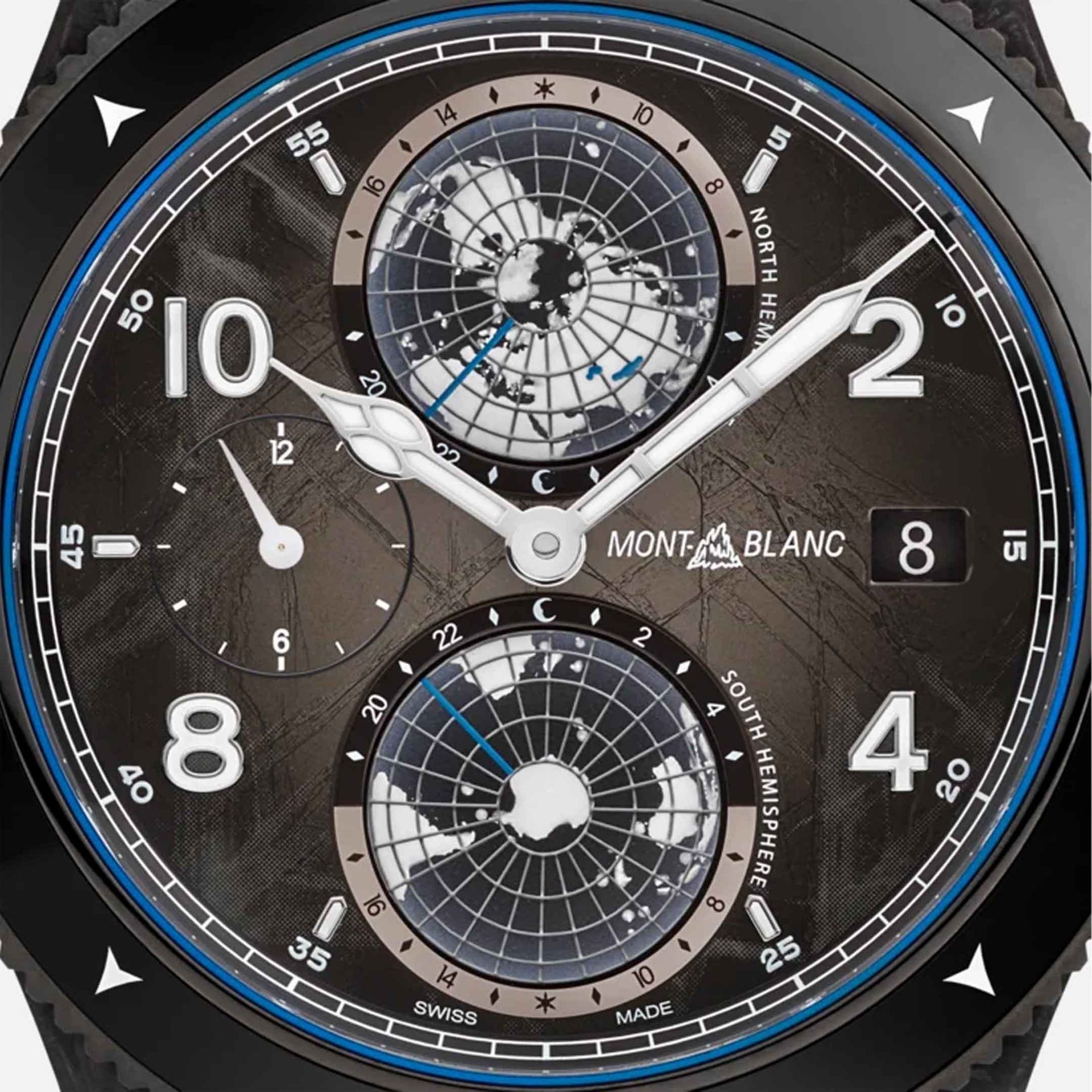 MONTBLANC 1858 Geosphere Carbo₂ 0 Oxygen Edizione Limitata 43,5 MM 132300