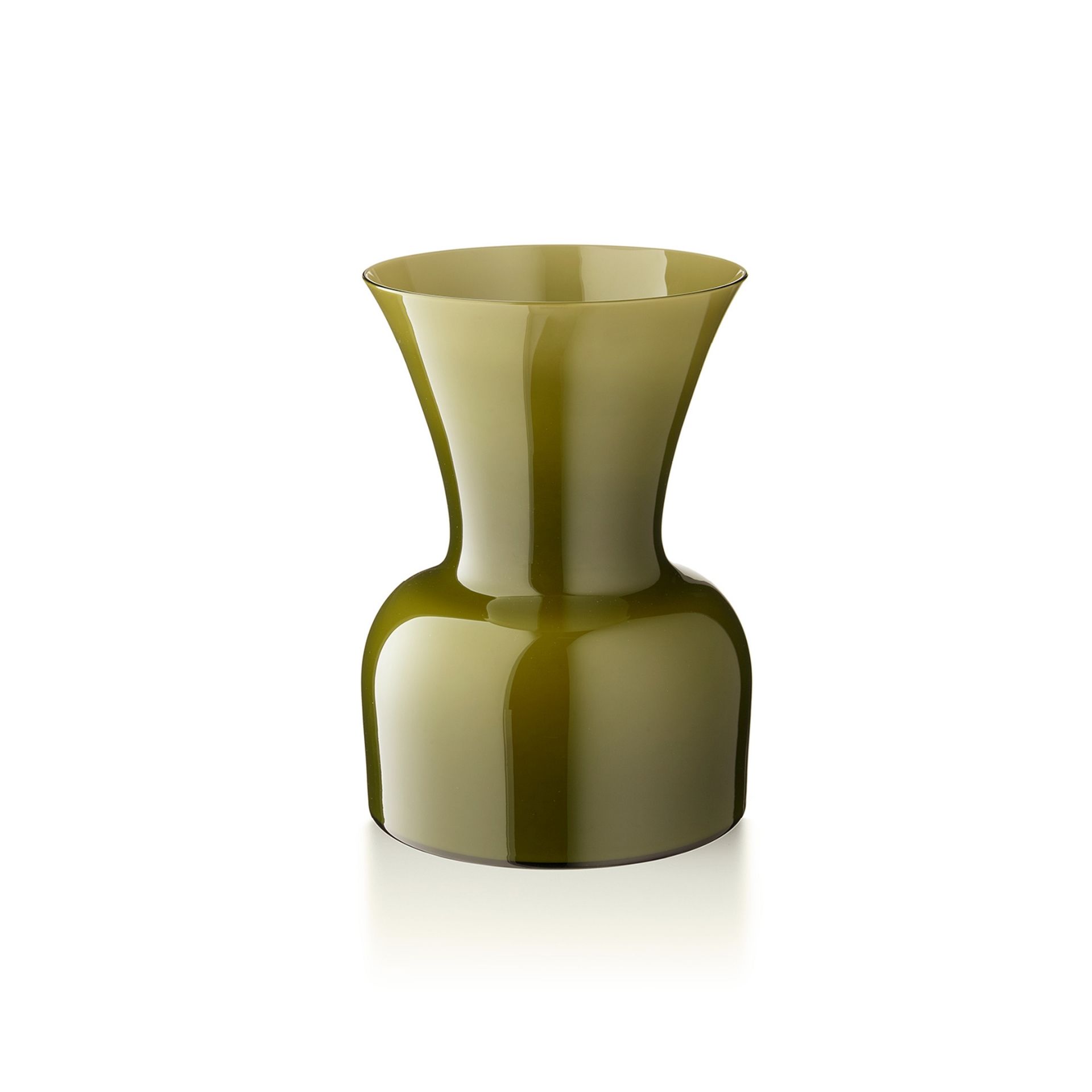 SALVIATI Vaso Profili Daisy Verde Oliva Large H 25 CM / Ø 18 CM 10045