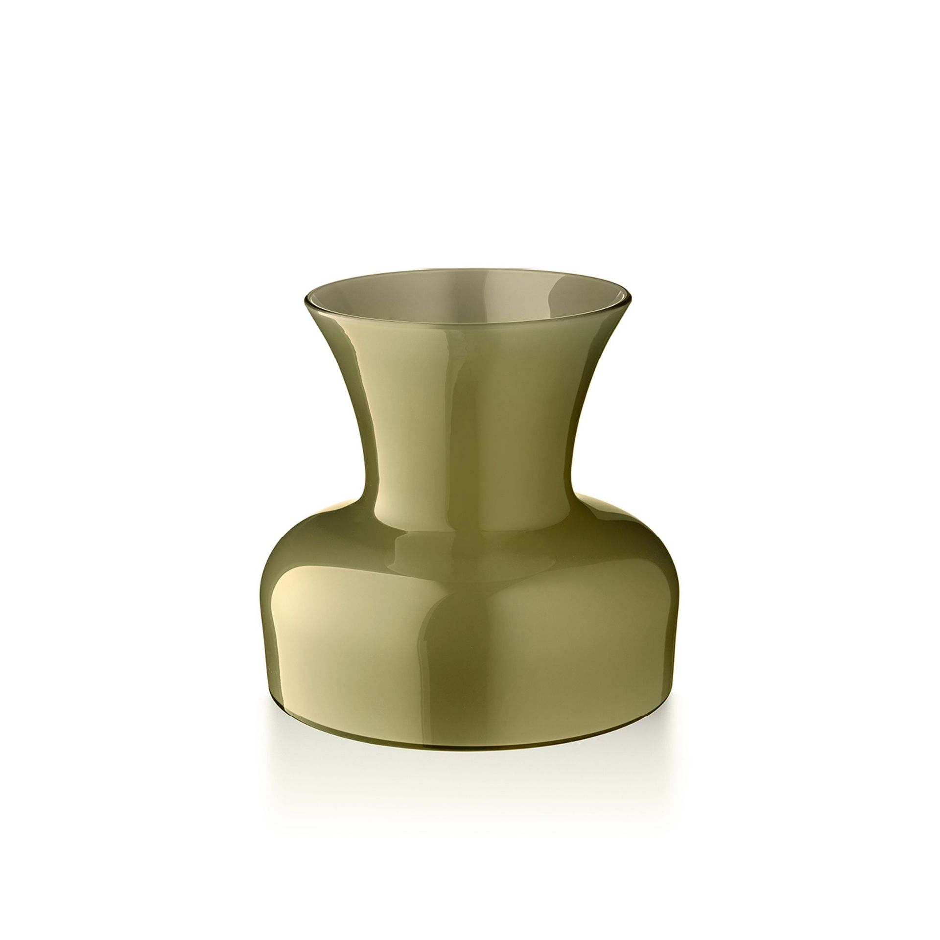 SALVIATI Vaso Profili Lily Verde Oliva Large H 22 CM / Ø 24 CM 10116