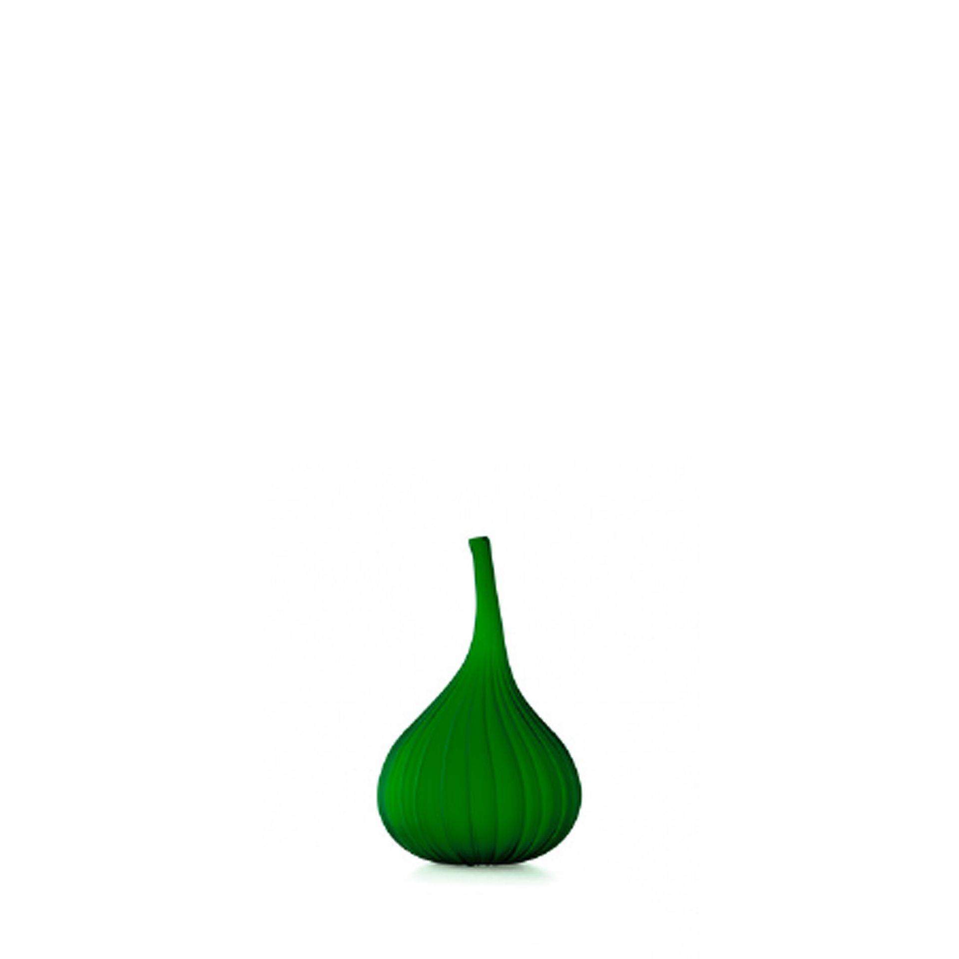 SALVIATI Vaso Drops Verde Satinato Small H 19 CM / Ø 12 CM 18974