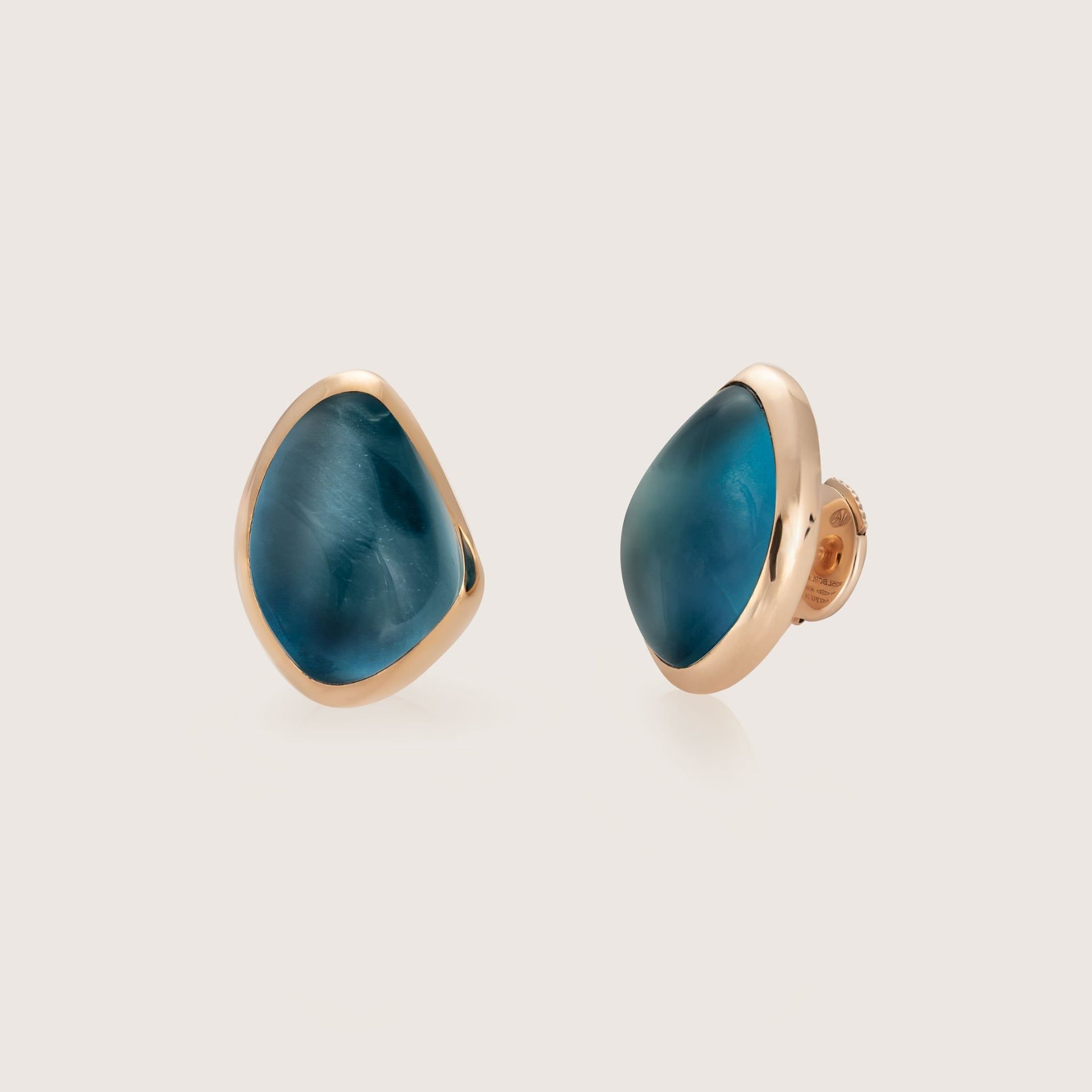 ASTRUA Orecchini Mykonos, Oro Rosa, Topazio  MI25LBCTL.MM