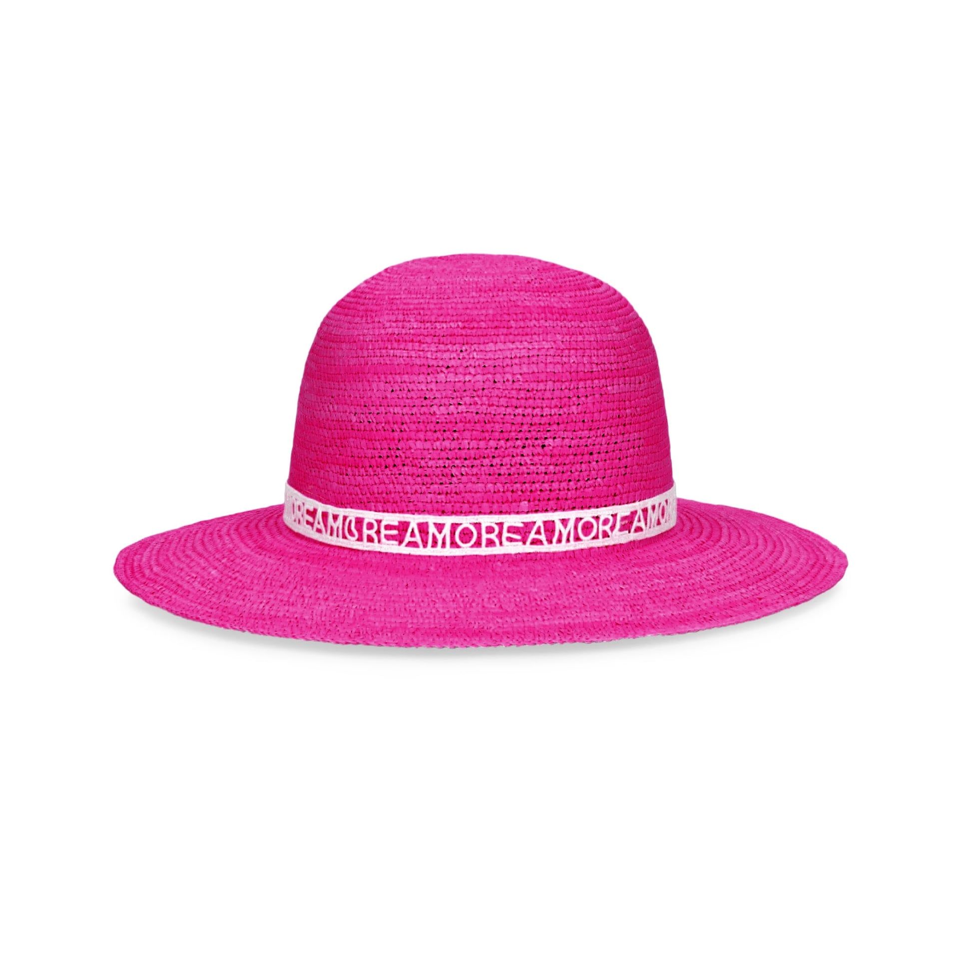 BORSALINO Cappello Violet Panama Crochet Fucsia  234009-7220