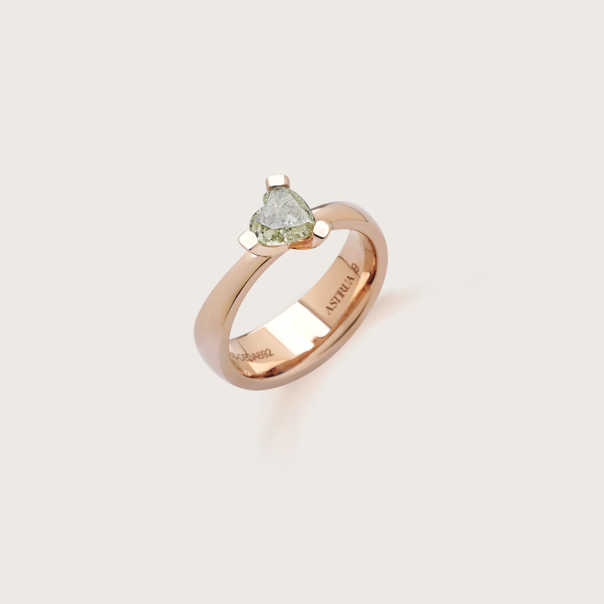 ASTRUA Anello Luce, Oro Rosa, Diamante L15CUDFN/O.3