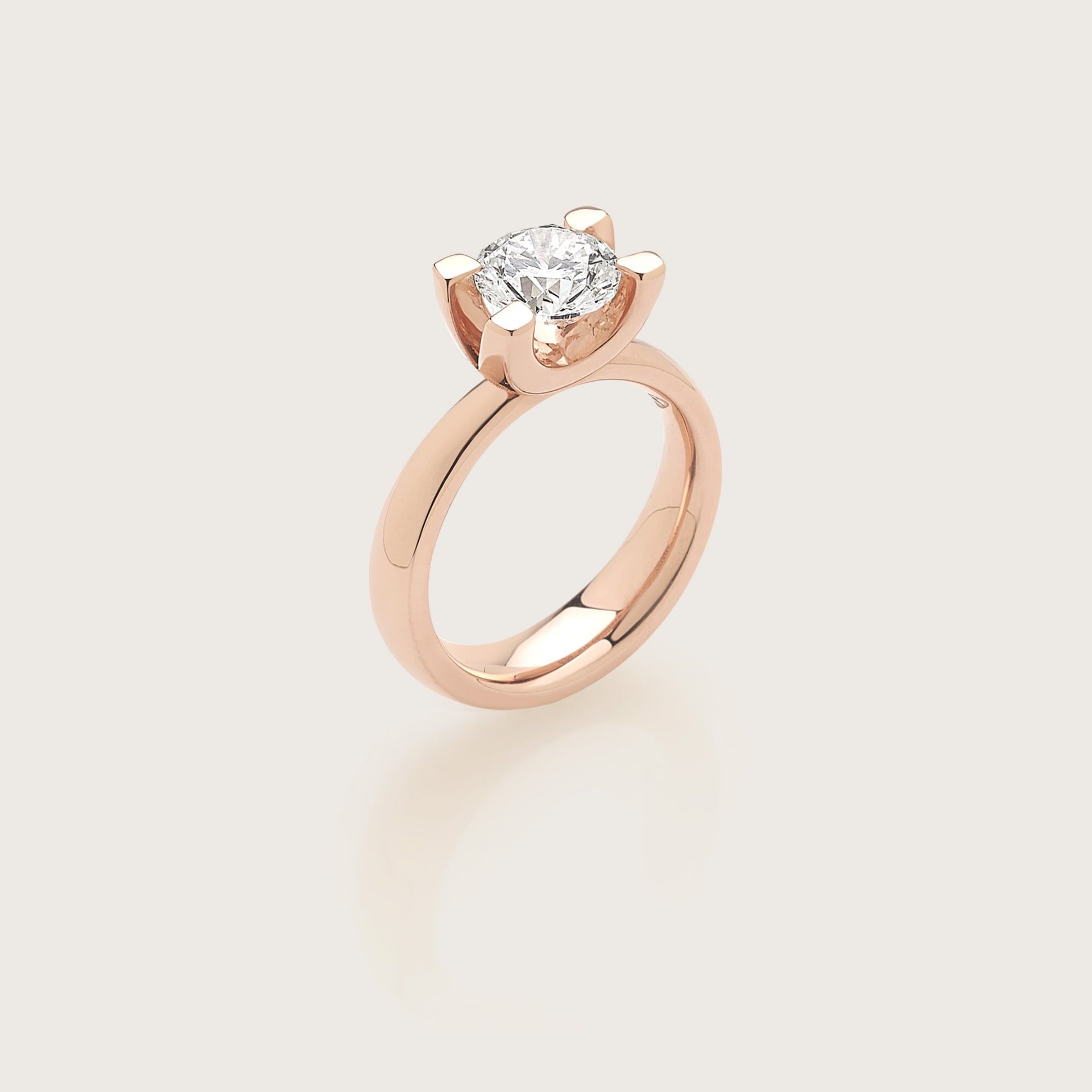 ASTRUA Anello Luce, Oro Rosa, Diamante  S15-DB4V