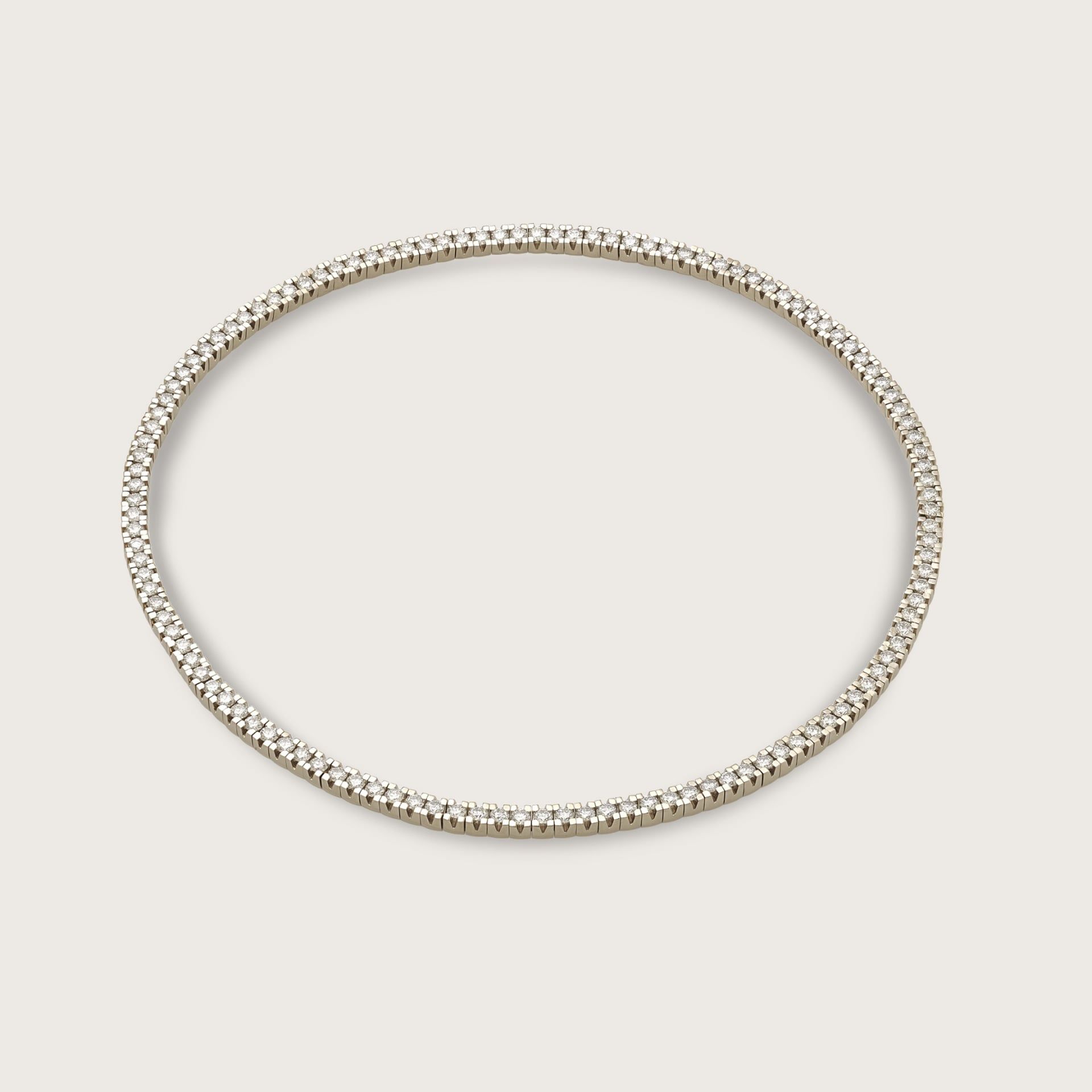 ASTRUA Collana Luce, Oro Bianco, Diamanti  L69DB.0,08