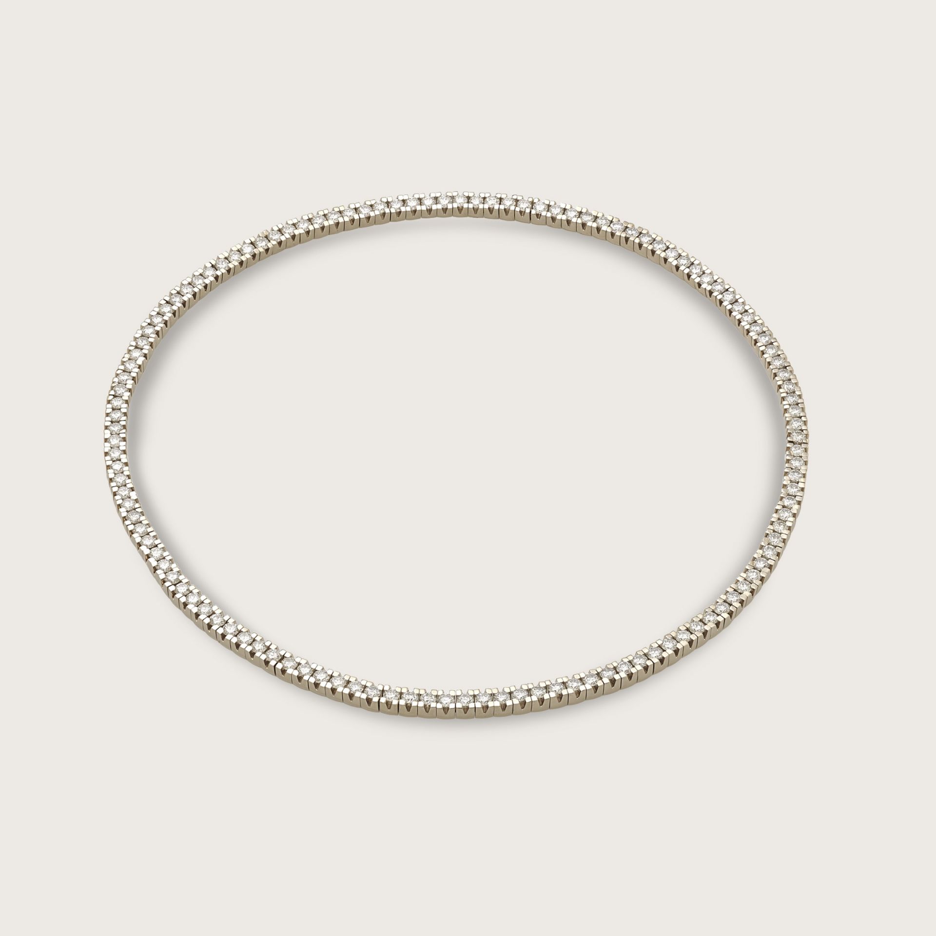 ASTRUA Collana Luce, Oro Bianco, Diamanti  L69DB.0,08