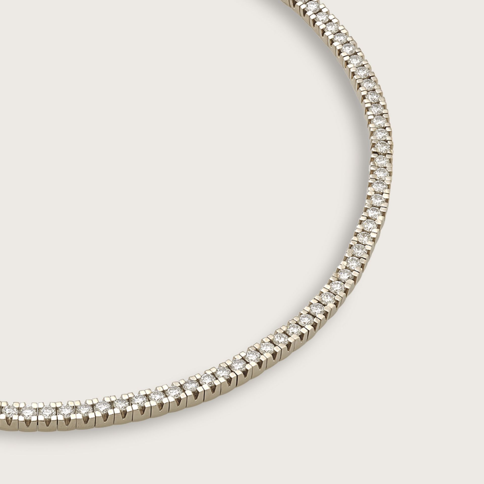 ASTRUA Collana Luce, Oro Bianco, Diamanti  L69DB.0,08