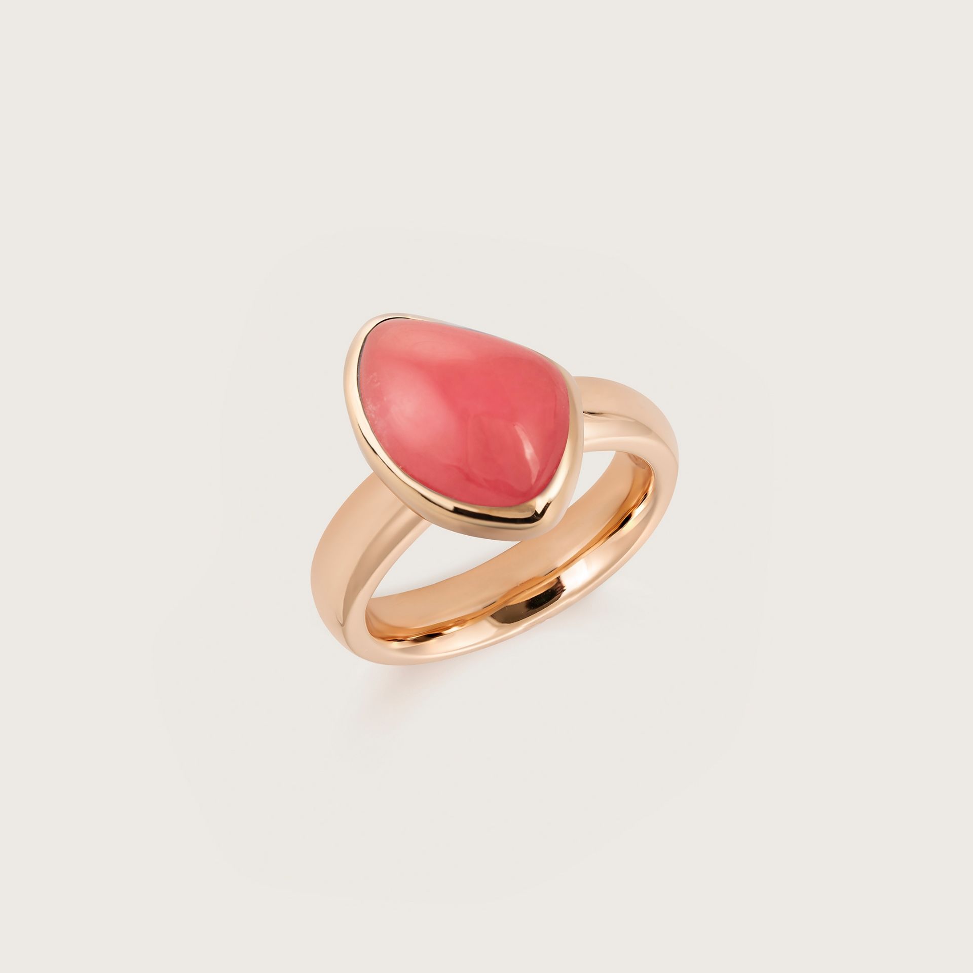 ASTRUA Anello Mykonos, Oro Rosa, Giada  MI15CGIFUC.S