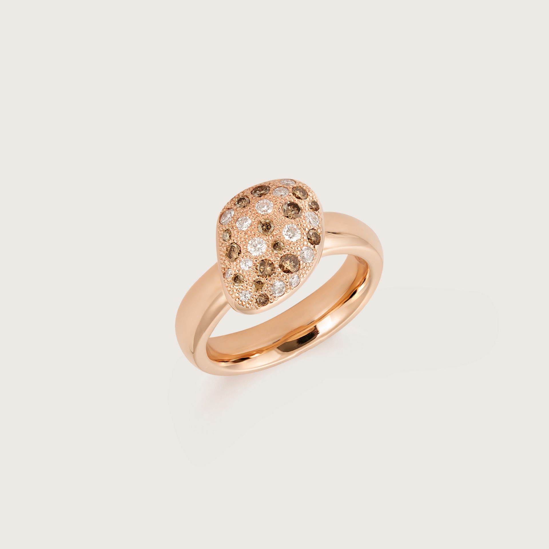 ASTRUA Anello Mykonos, Oro Rosa, Diamanti  MI15DBD9.XS