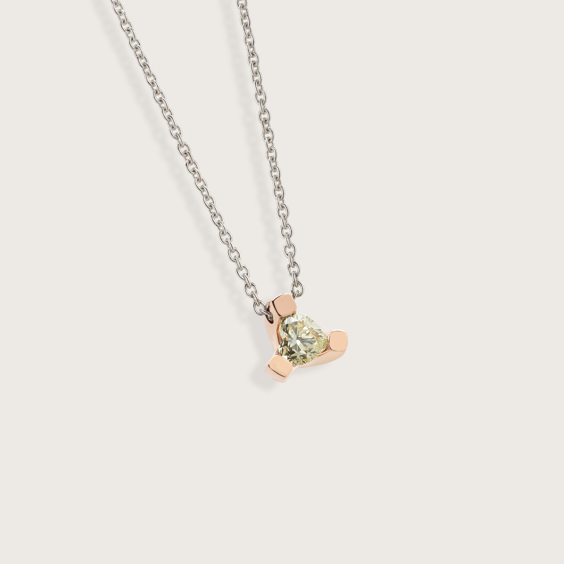 ASTRUA Ciondolo Luce, Oro Rosa, Oro Bianco, Diamante  L95DCU.3
