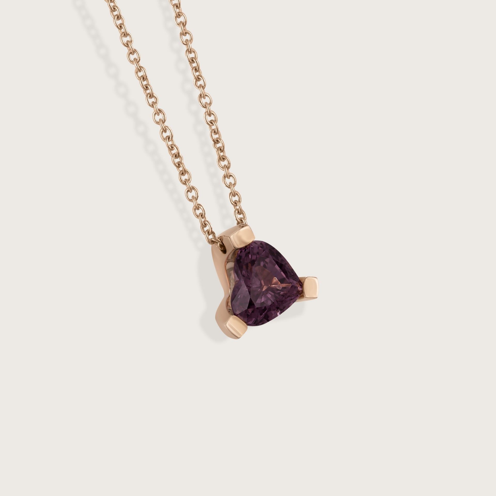 ASTRUA Ciondolo Luce, Oro Rosa, Rodolite  S95DCUCURRS.3