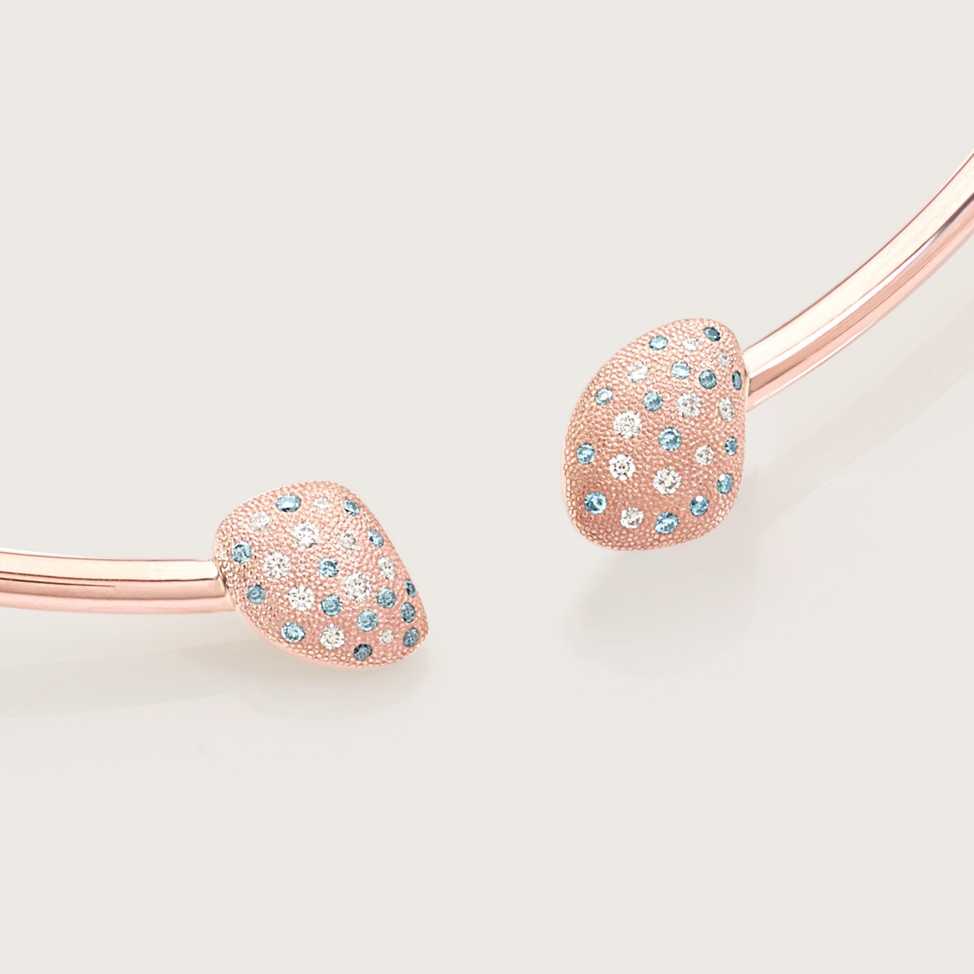 ASTRUA Collana Mykonos, Oro Rosa, Diamanti  MI6CN5PDBD2