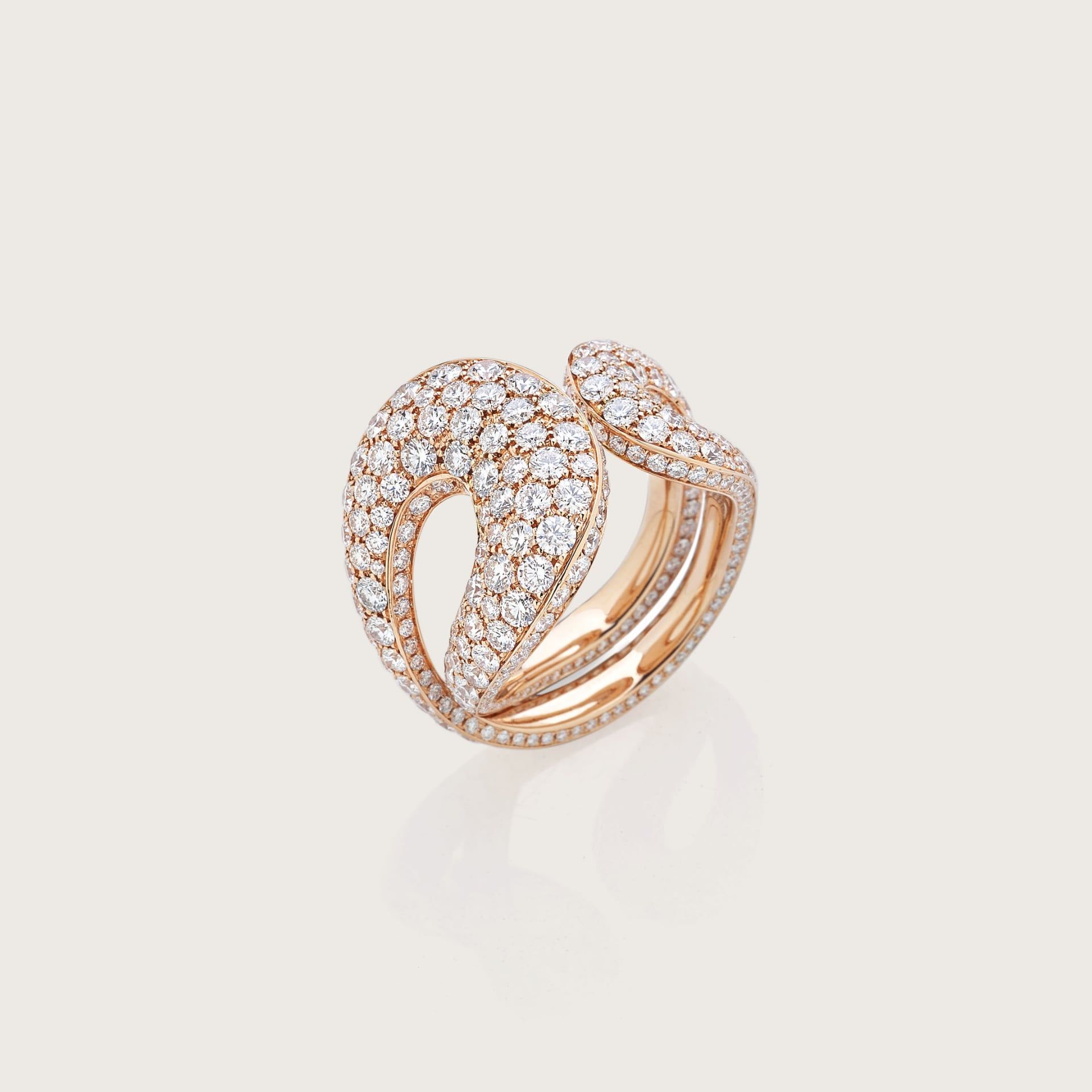 ASTRUA Anello Senza Fine, Oro Rosa, Diamanti  SF15DLPD.M