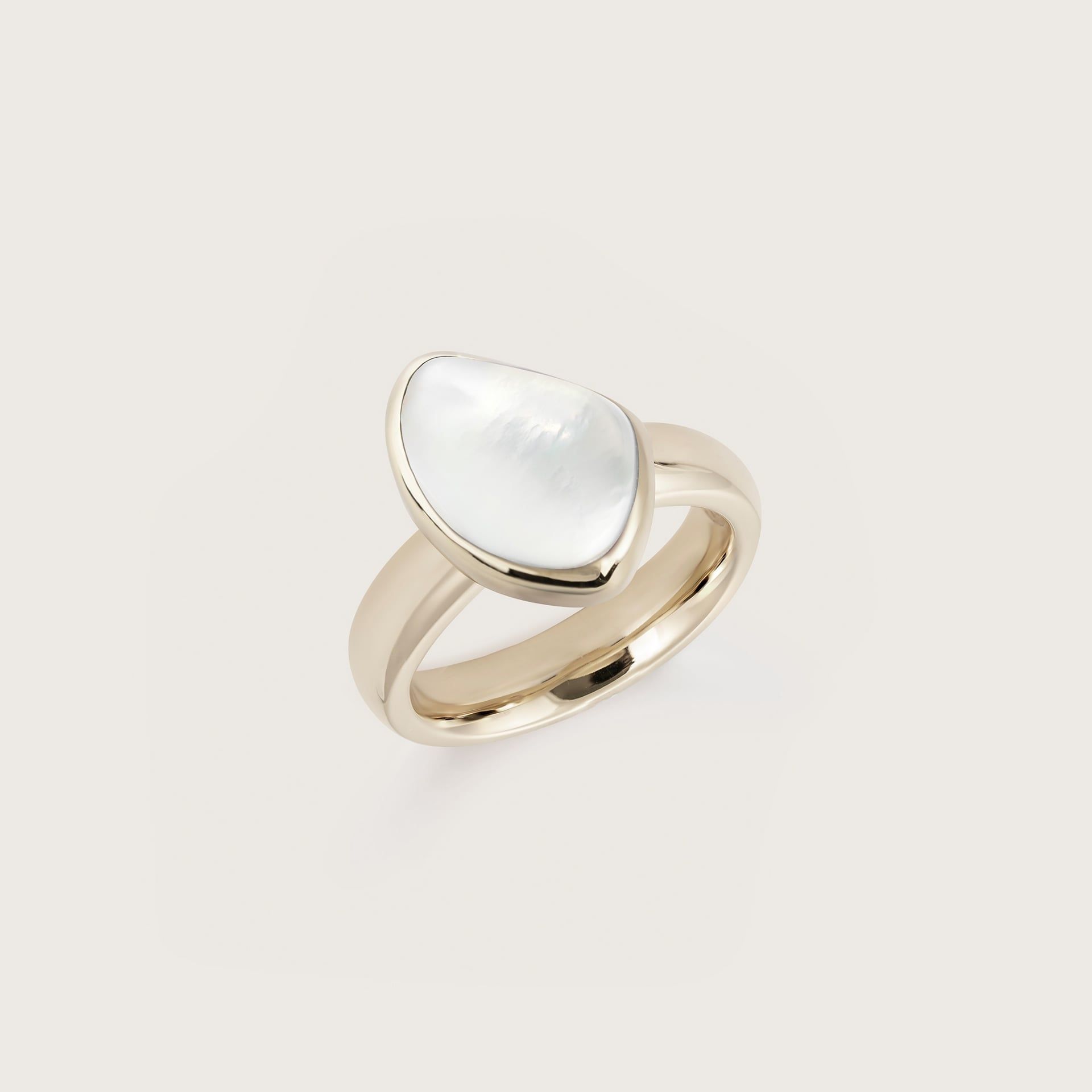 ASTRUA Anello Mykonos, Oro Bianco, Doppietta  MI19CMPBQG.M