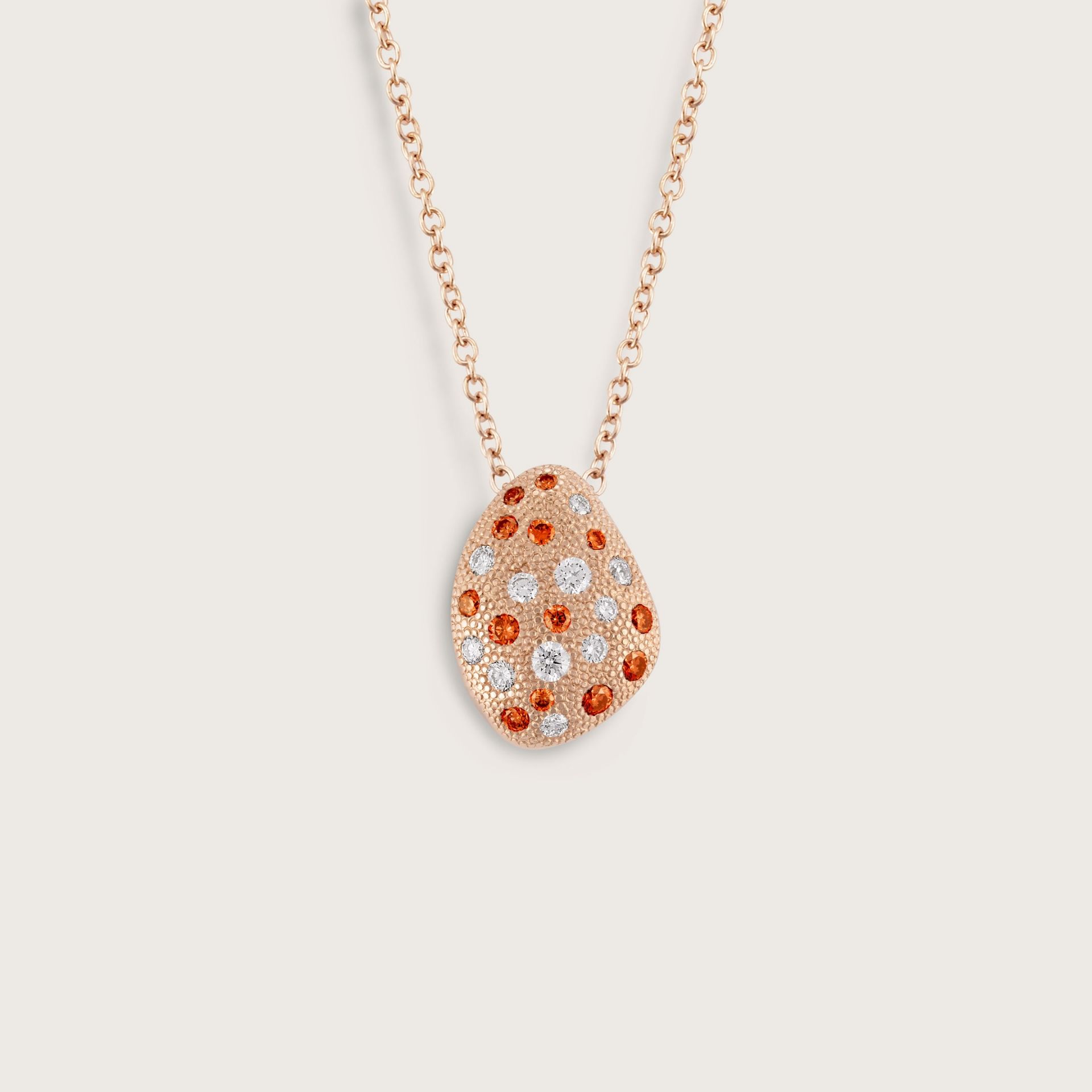 ASTRUA Ciondolo Mykonos, Oro Rosa, Diamanti  MI95PDZ8.XS