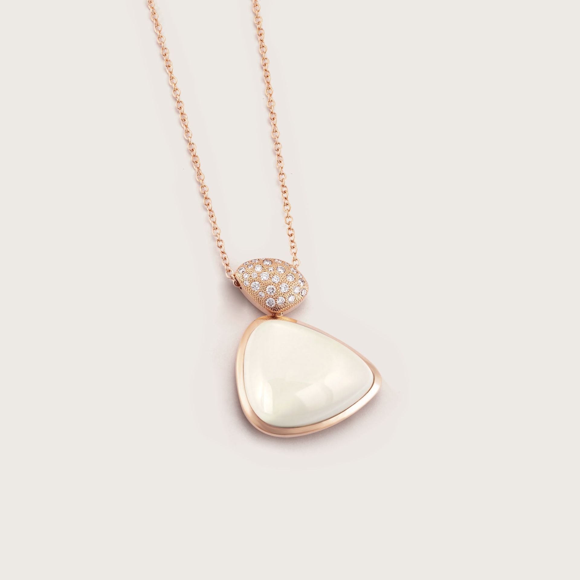 ASTRUA Ciondolo Mykonos, Oro Rosa, Kogolong, Diamanti  MI95PDKOG.SXL