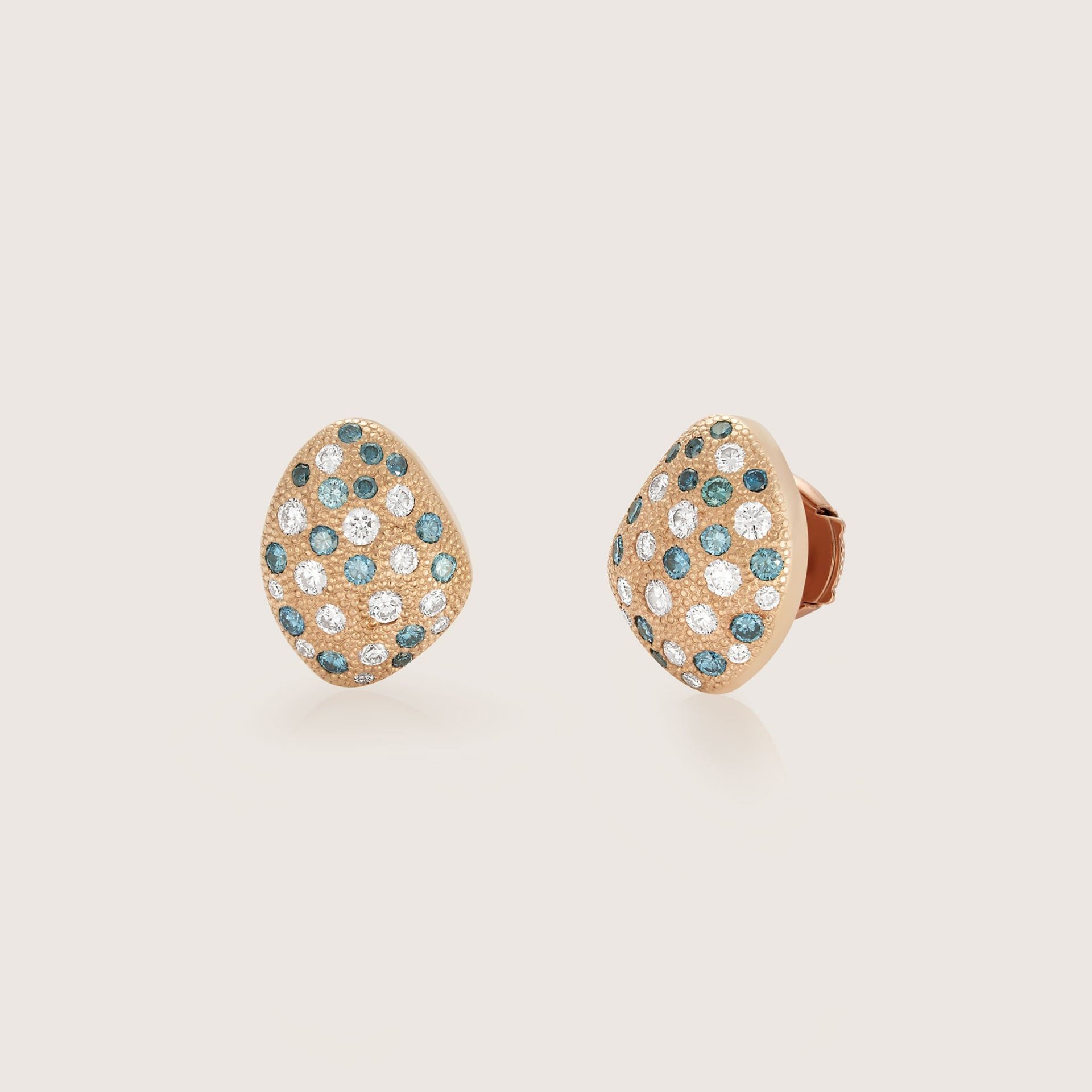 ASTRUA Orecchini Mykonos, Oro Rosa, Diamanti  MI25PDBD2.XS