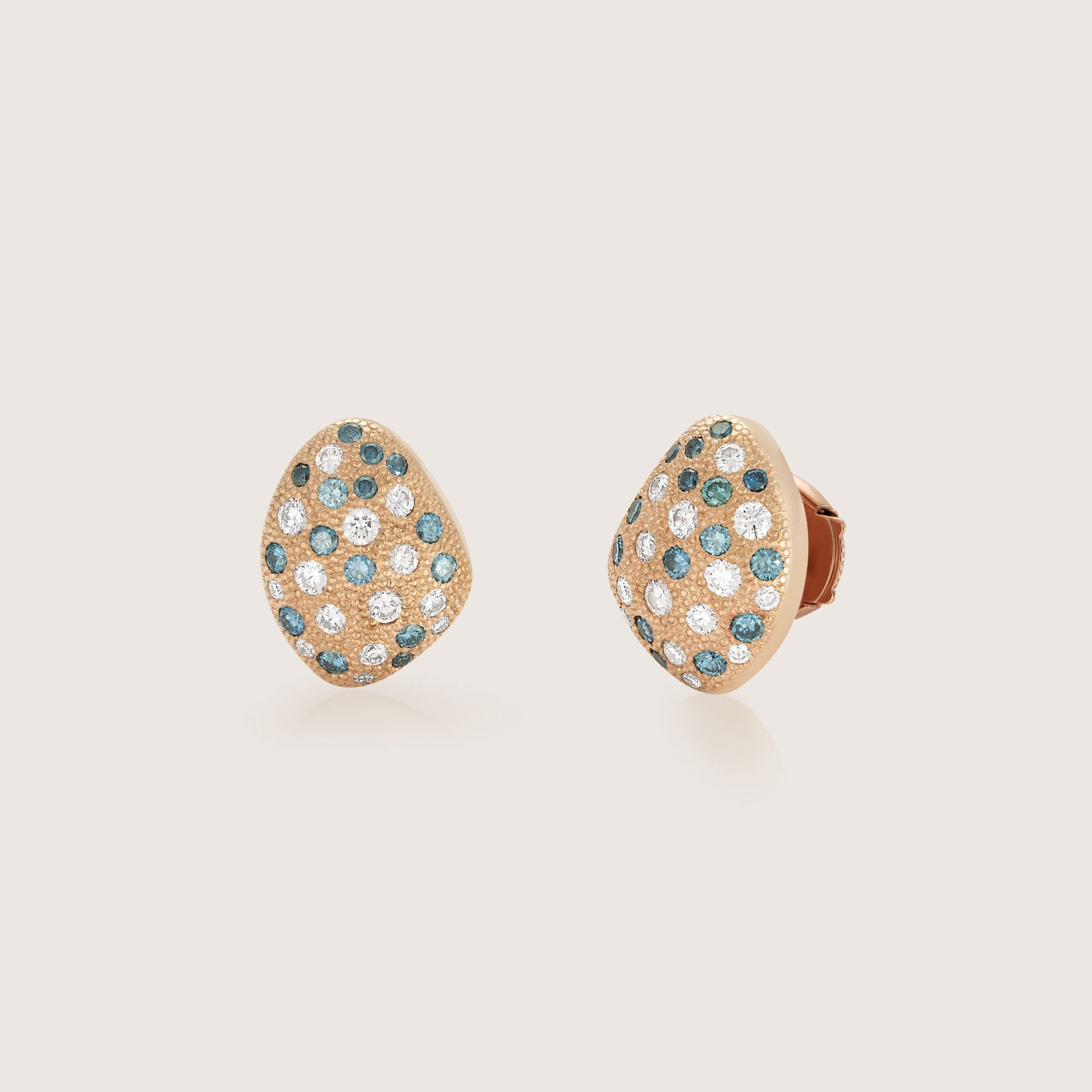 ASTRUA Orecchini Mykonos, Oro Rosa, Diamanti  MI25PDBD2.XS