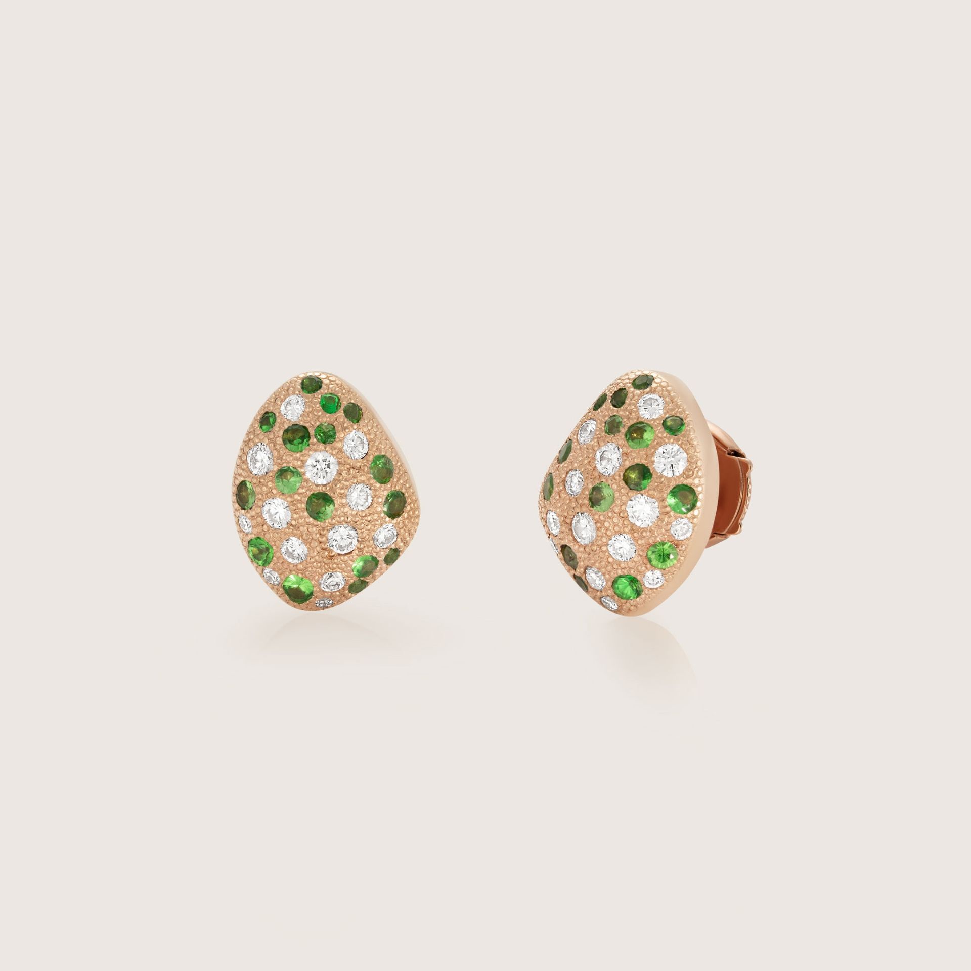 ASTRUA Orecchini Mykonos, Oro Rosa, Diamanti  MI25PDZ3.XS