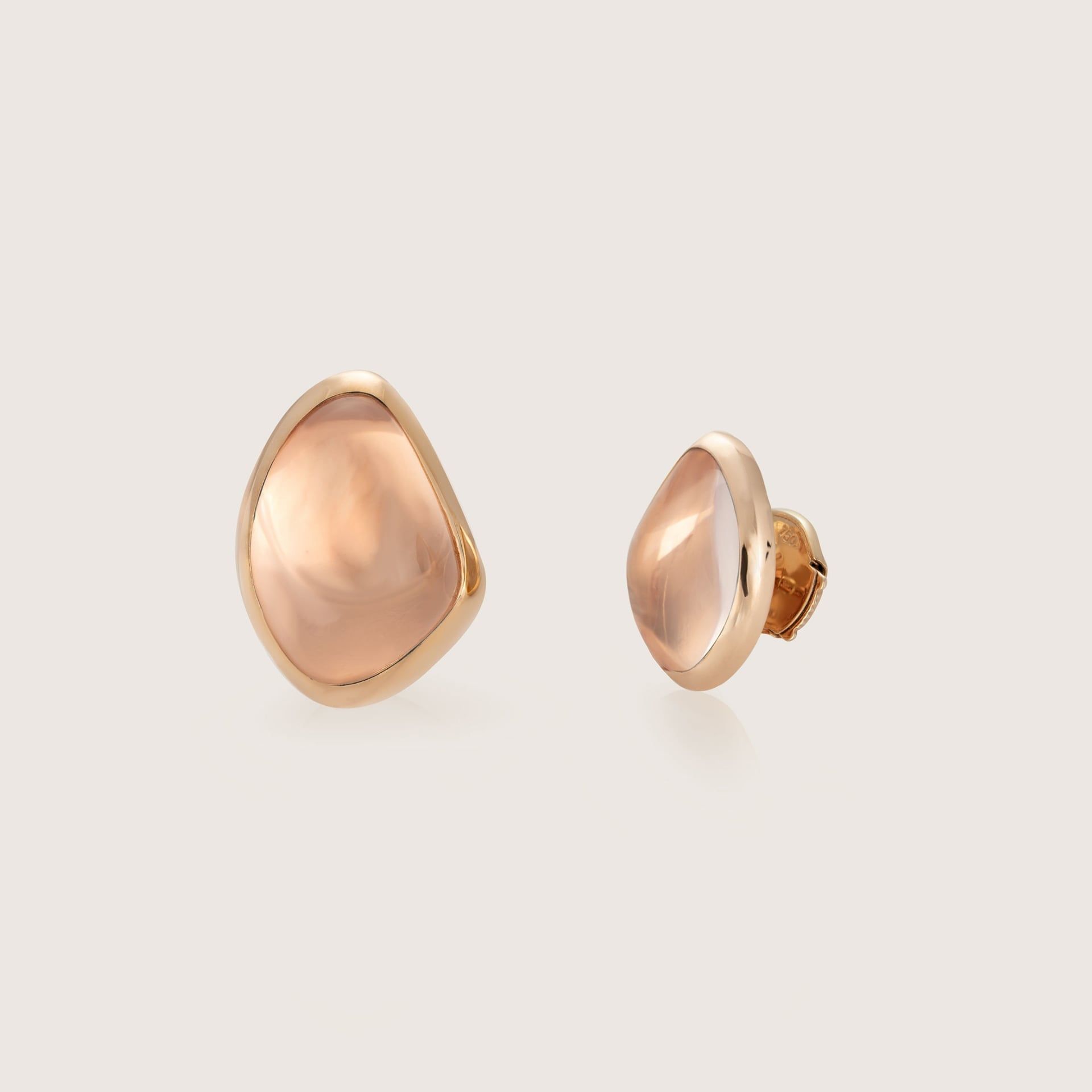 ASTRUA Orecchini Mykonos, Oro Rosa, Quarzo  MI25LBCQR.XSM-1