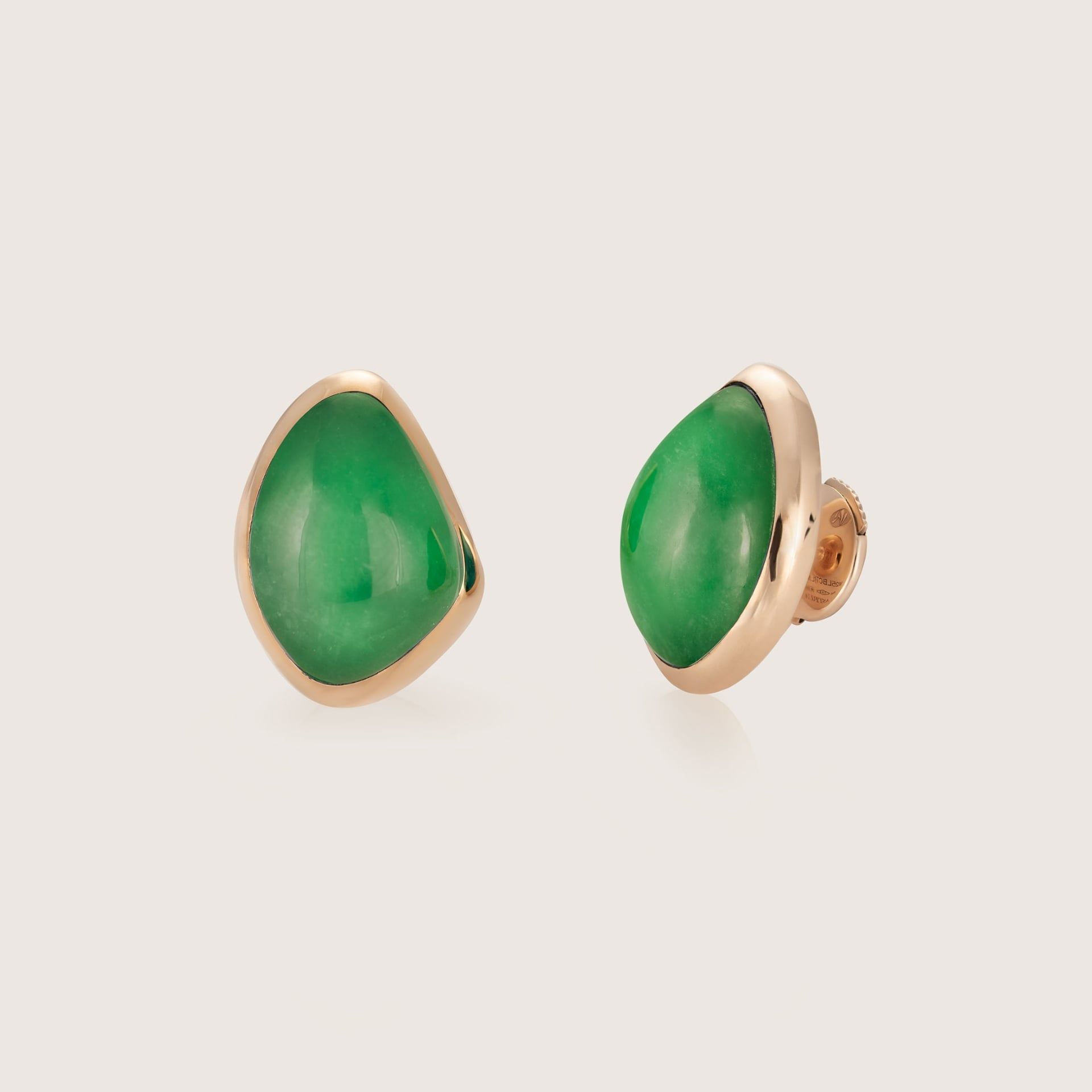 ASTRUA Orecchini Mykonos, Oro Rosa, Giada  MI25LBCGIVES.MM